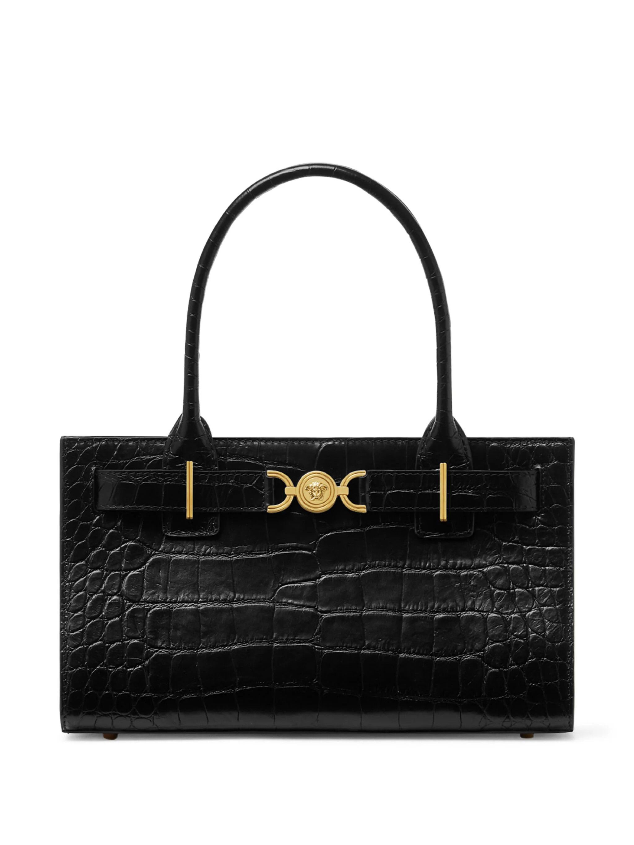o1s22i1n1024 Size: OS / Medusa Handbag in Black