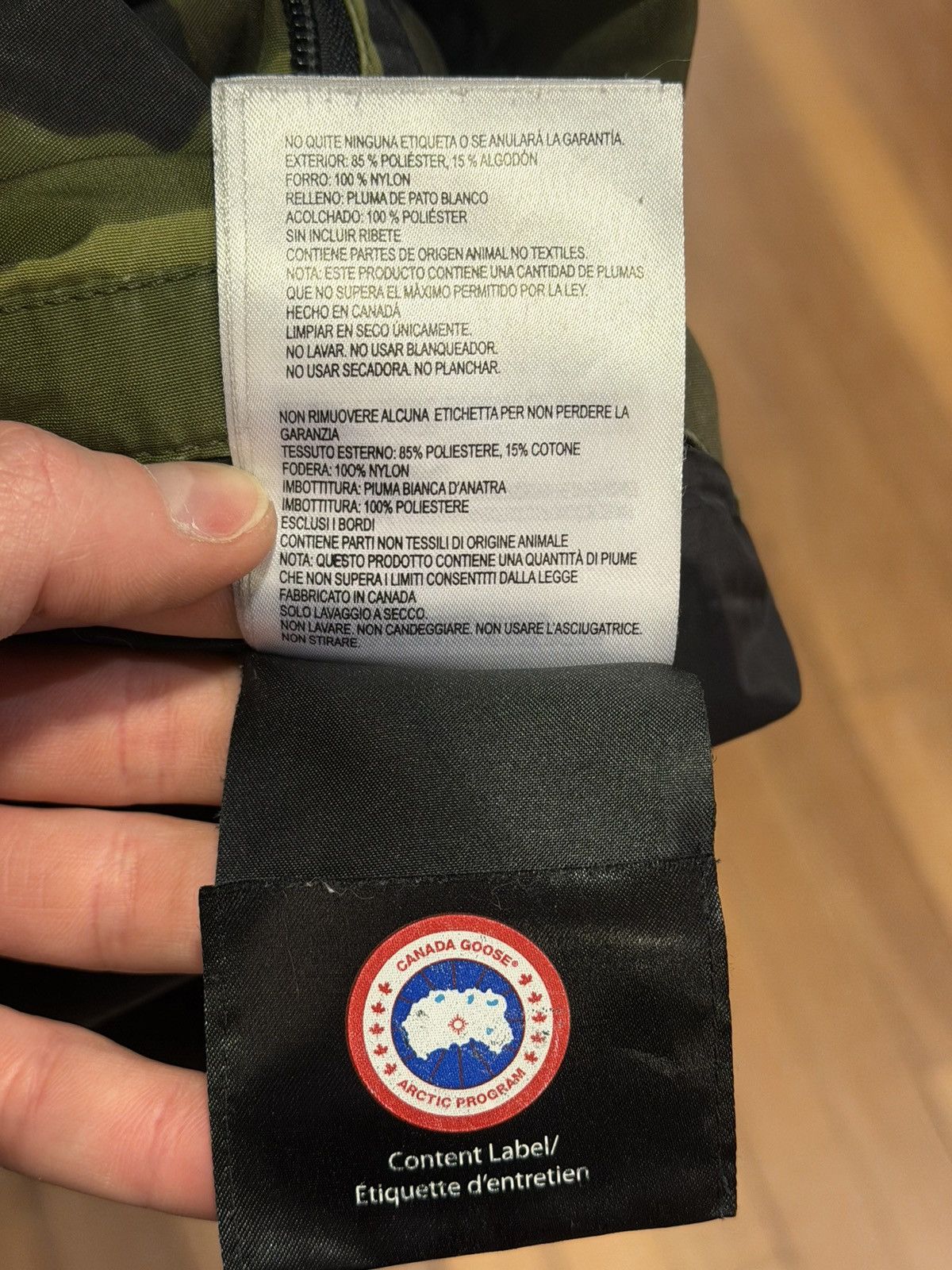 Canada Goose Canada Goose Macmillan Parka - Green Camo Size US S / EU 44-46 / 1 - 18 Thumbnail