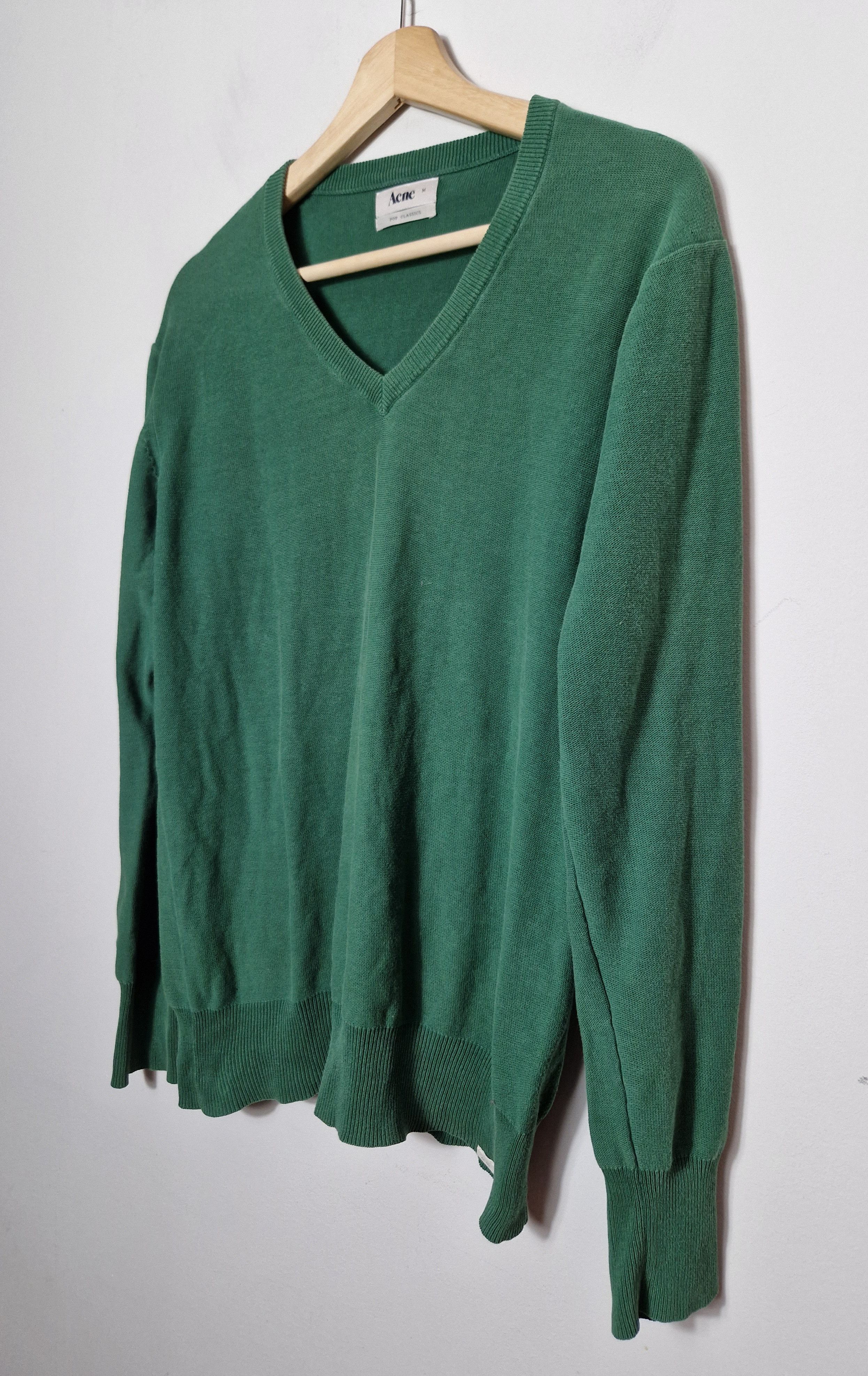 Acne Studios Acne Studios green cotton sweater Size US M / EU 48-50 / 2 - 2 Thumbnail
