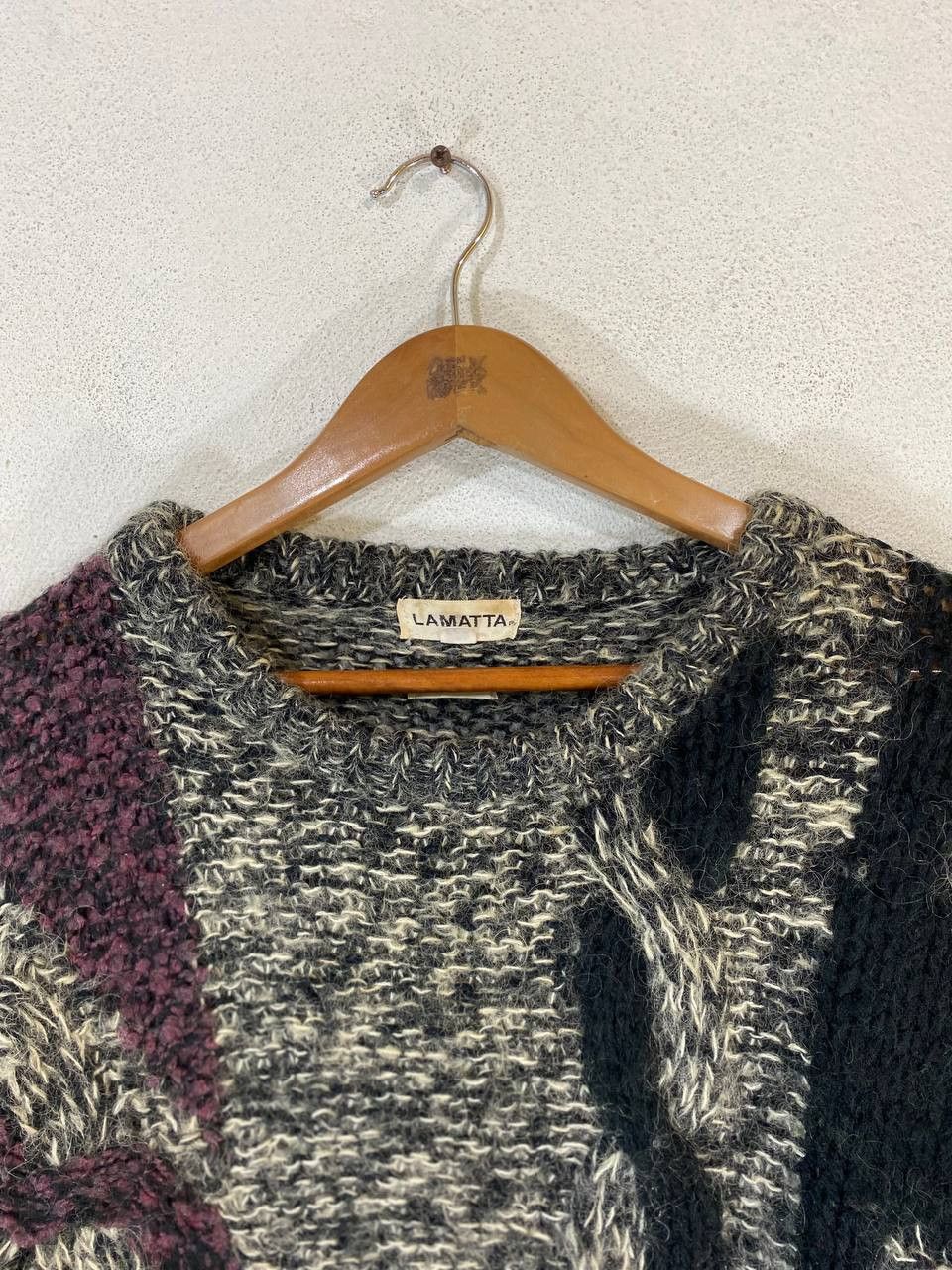 Japanese Brand vintage japanese brand hand knitting knitwear nice design Size US L / EU 52-54 / 3 - 2 Thumbnail