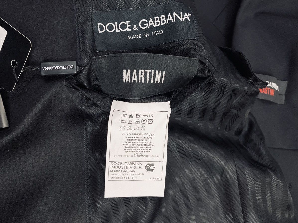 Dolce & Gabbana Dolce & Gabbana 🇮🇹 Black Notch Lapel 2btn Martini Tux 56R NWT Size 46R - 17 Thumbnail