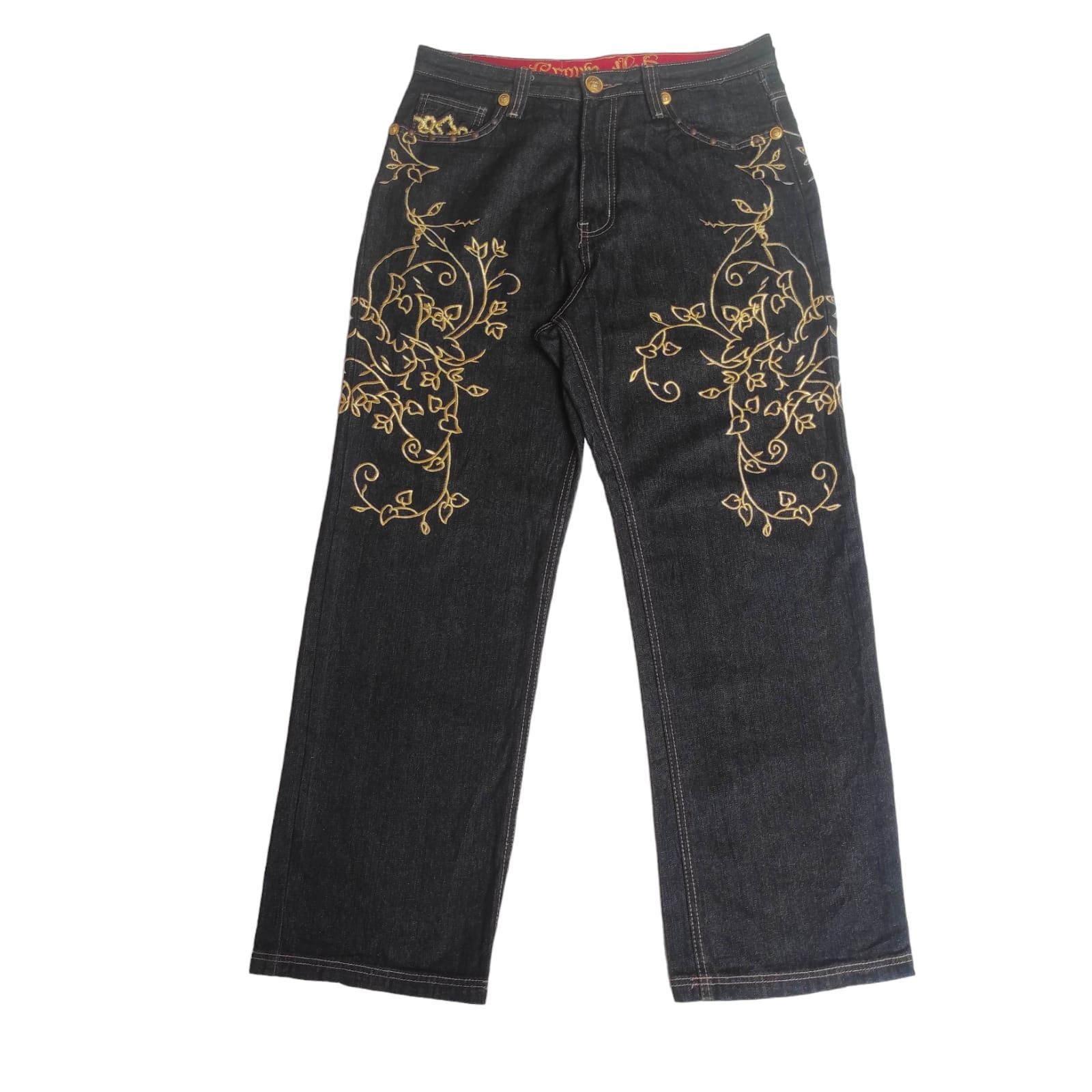 Hysteric Glamour Japanese Brand CROWN HOLDER Baggy Oversized Embroidery Size US 34 / EU 50 - 1 Thumbnail