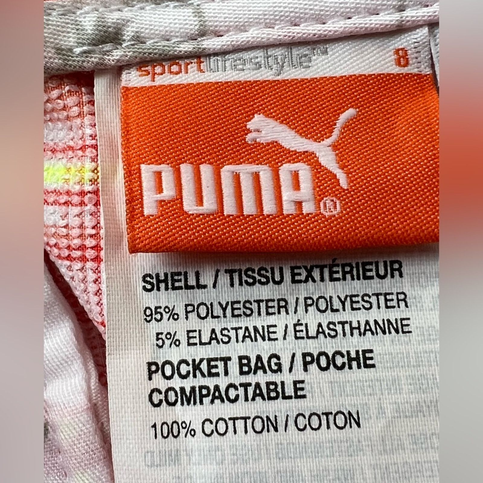 Puma Puma Golf Women's Size 8 Plaid Bermuda Shorts Coral Drycell Size 30" / US 8 / IT 44 - 8 Thumbnail