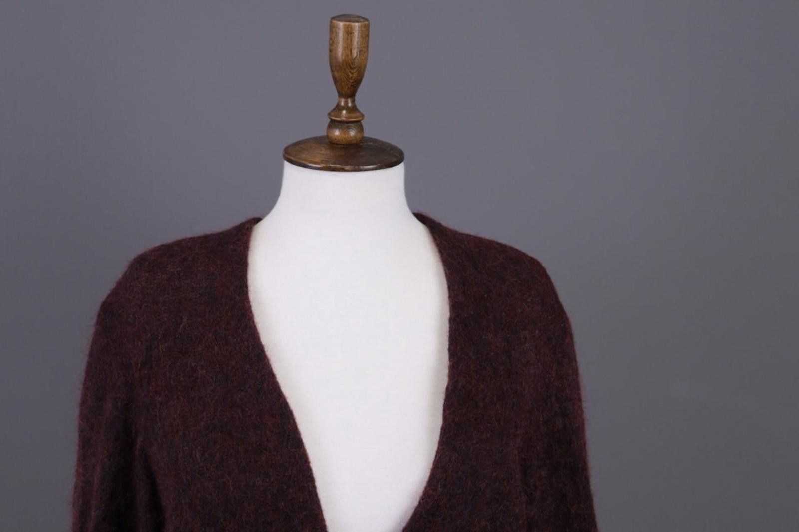 Bellerose Bellerosa Brown Wool Knit Cardigan Sweater Size 2 / M Size XS / US 0-2 / IT 36-38 - 2 Thumbnail
