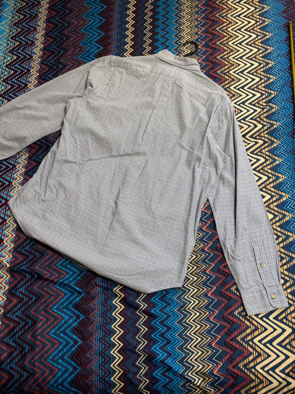 Polo Ralph Lauren × Vintage 90s Vintage Mens Flannel Plaid Shirt Size US L / EU 52-54 / 3 - 5 Thumbnail