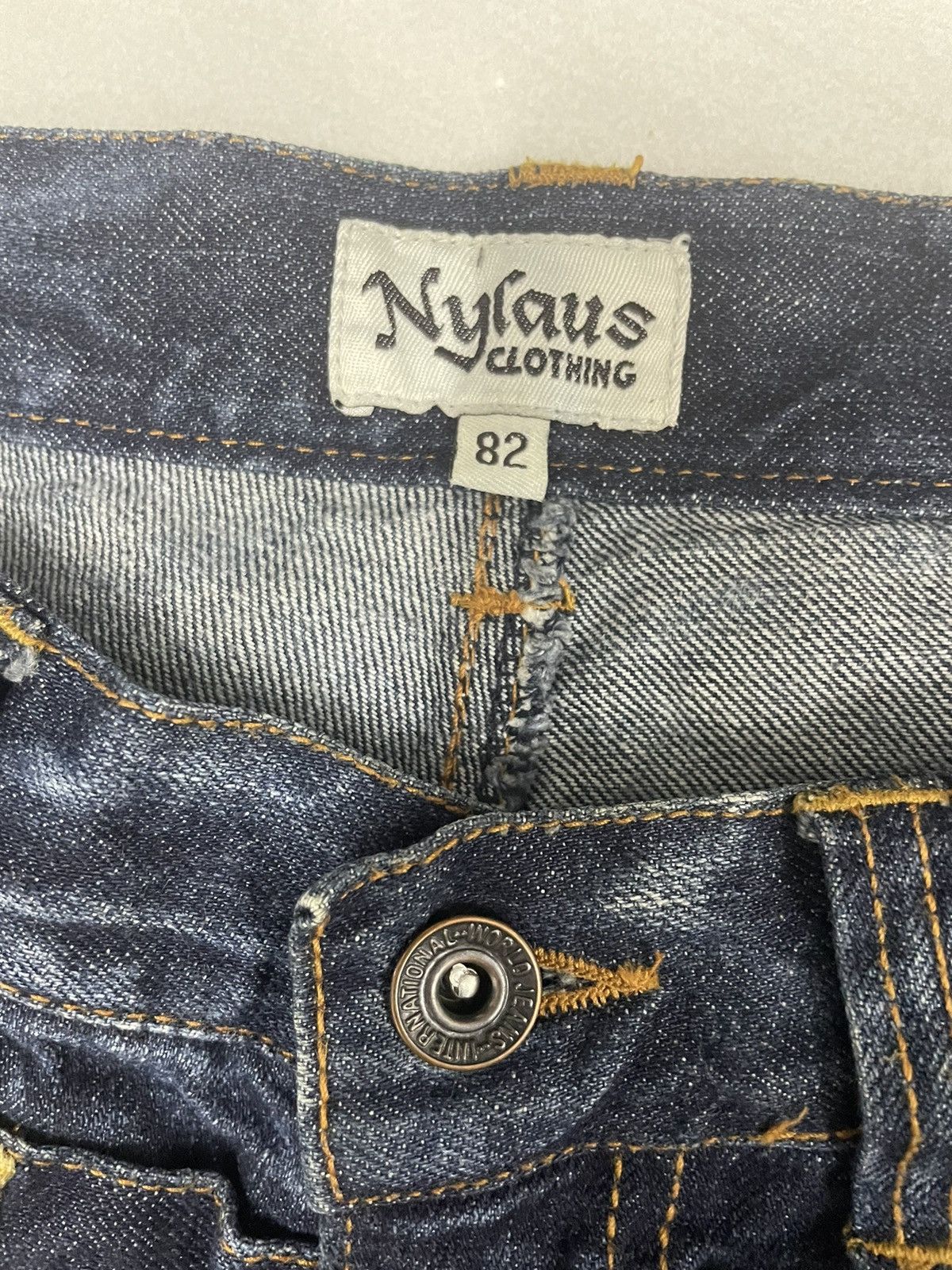 PPFM Nylaus Japan Double Waist Jeans Size US 30 / EU 46 - 7 Thumbnail