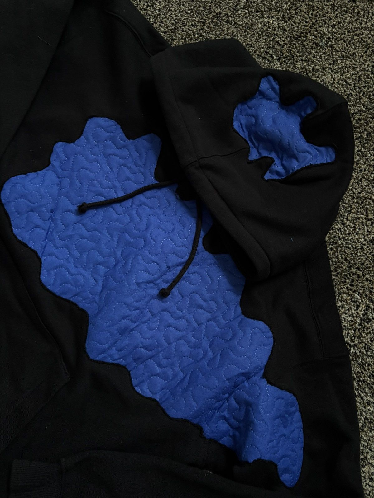 Other CUSTOM black & blue hoodie Size US M / EU 48-50 / 2 - 3 Thumbnail