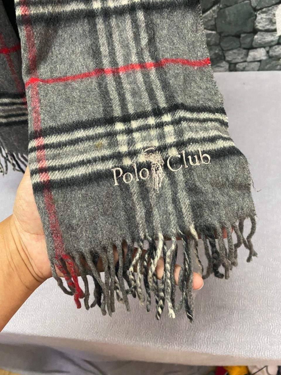 Polo Ralph Lauren Vintage Polo Club Scarf Size ONE SIZE - 6 Thumbnail
