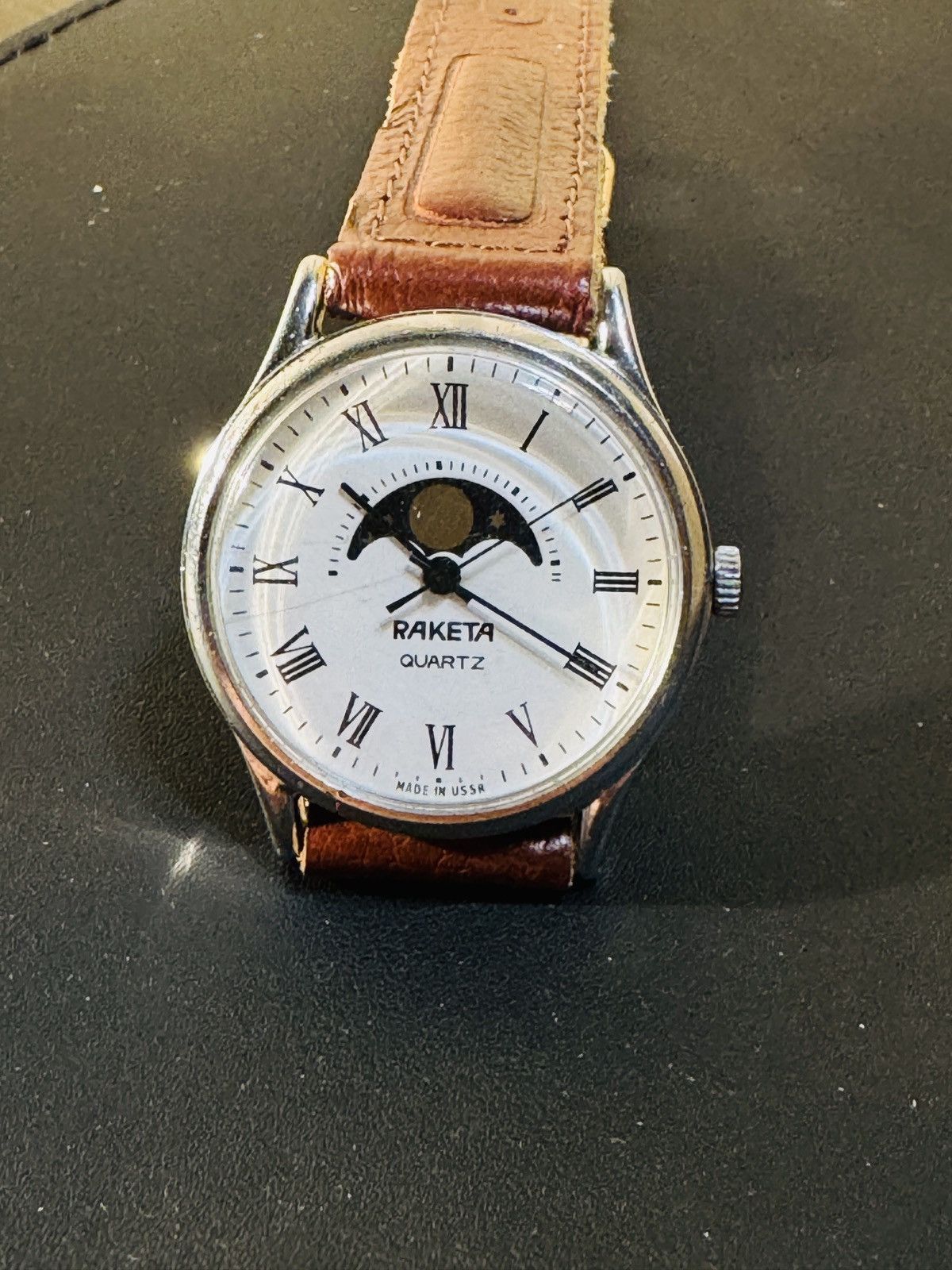 Vintage Raketa Moon Phases Soviet Vintage Watch Size ONE SIZE - 6 Thumbnail