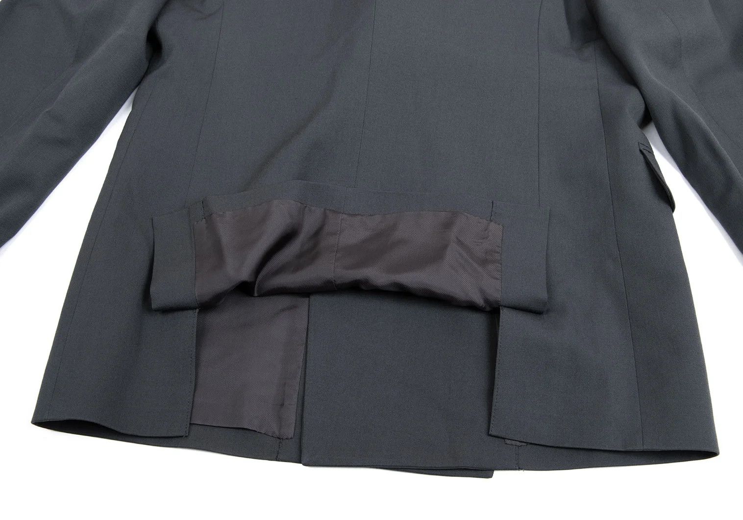 Jean Paul Gaultier Wool Gabardine Double Jacket in Grey Size 50 Size US M / EU 48-50 / 2 - 16 Thumbnail