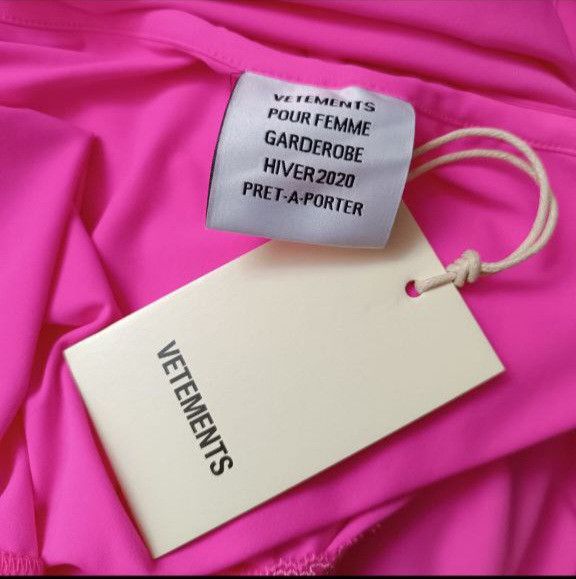 Vetements Pink Garment Vetements Dress Size S / US 4 / IT 40 - 4 Thumbnail