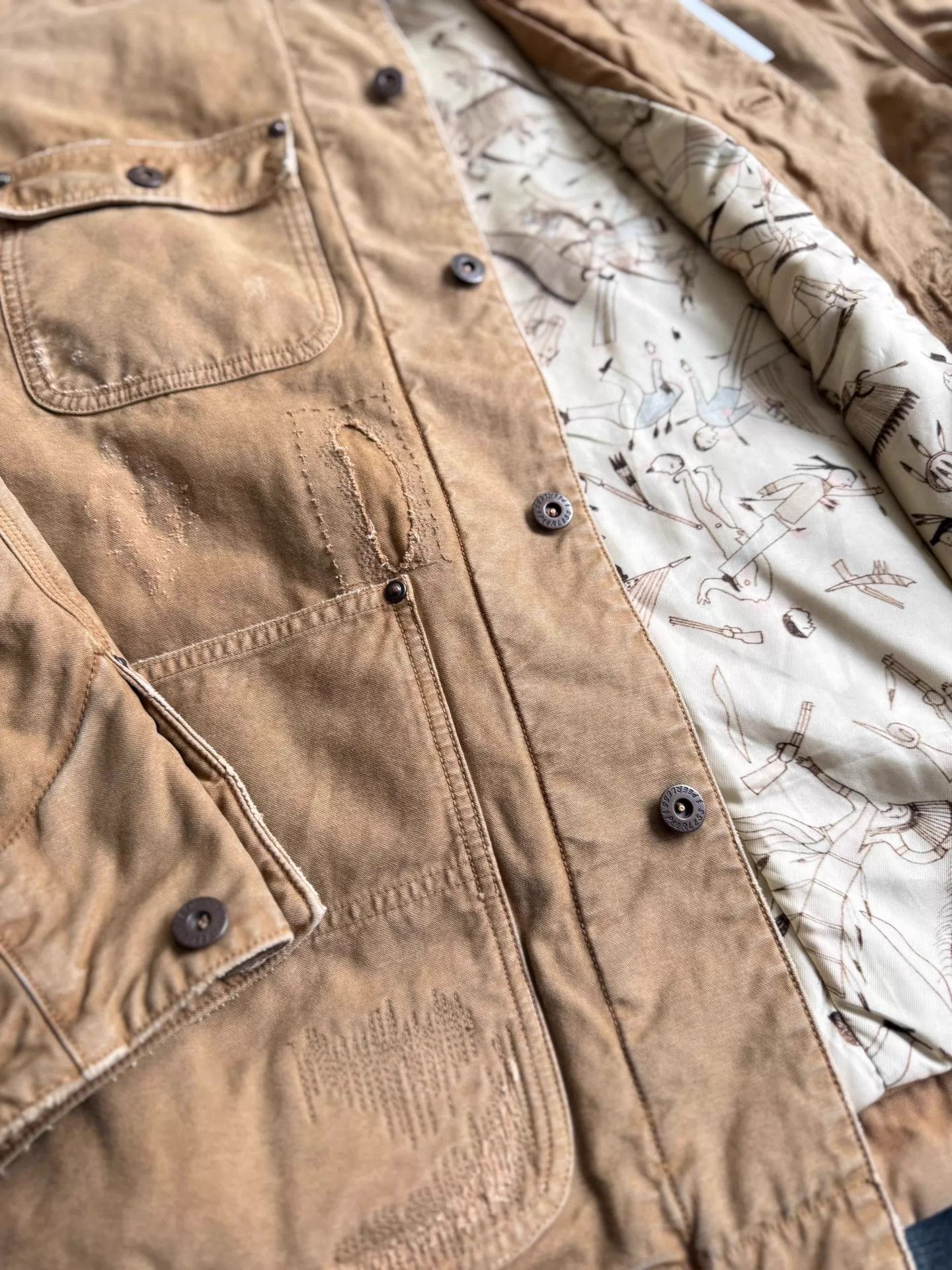 Visvim VISVIM 26SS ICT MACRAY CRASH Washed Distressed 4Pkt Brown 4 Size US XL / EU 56 / 4 - 8 Thumbnail