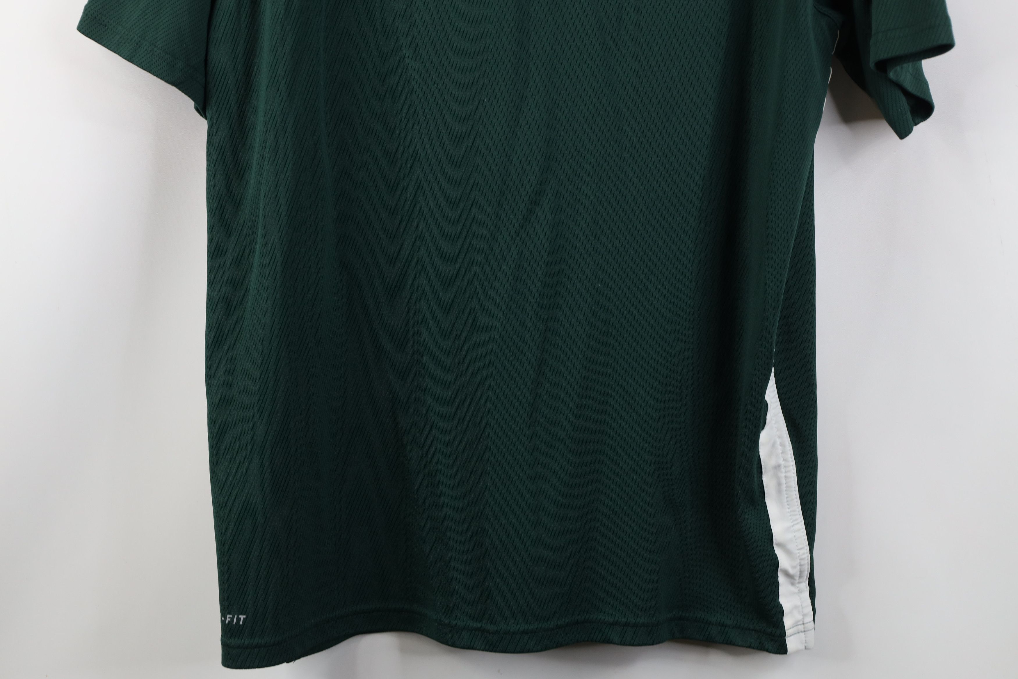 Nike Nike Michigan State University Knit Collared Golf Polo Size US L / EU 52-54 / 3 - 3 Thumbnail