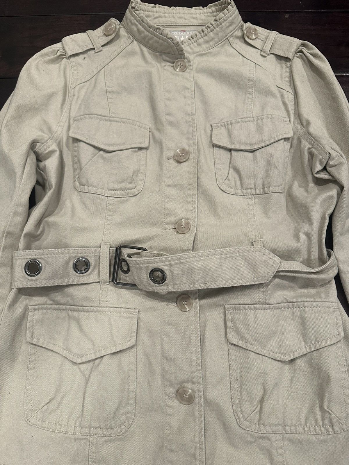 Converse Vintage converse light parka belt jacket Size US M / EU 48-50 / 2 - 2 Thumbnail