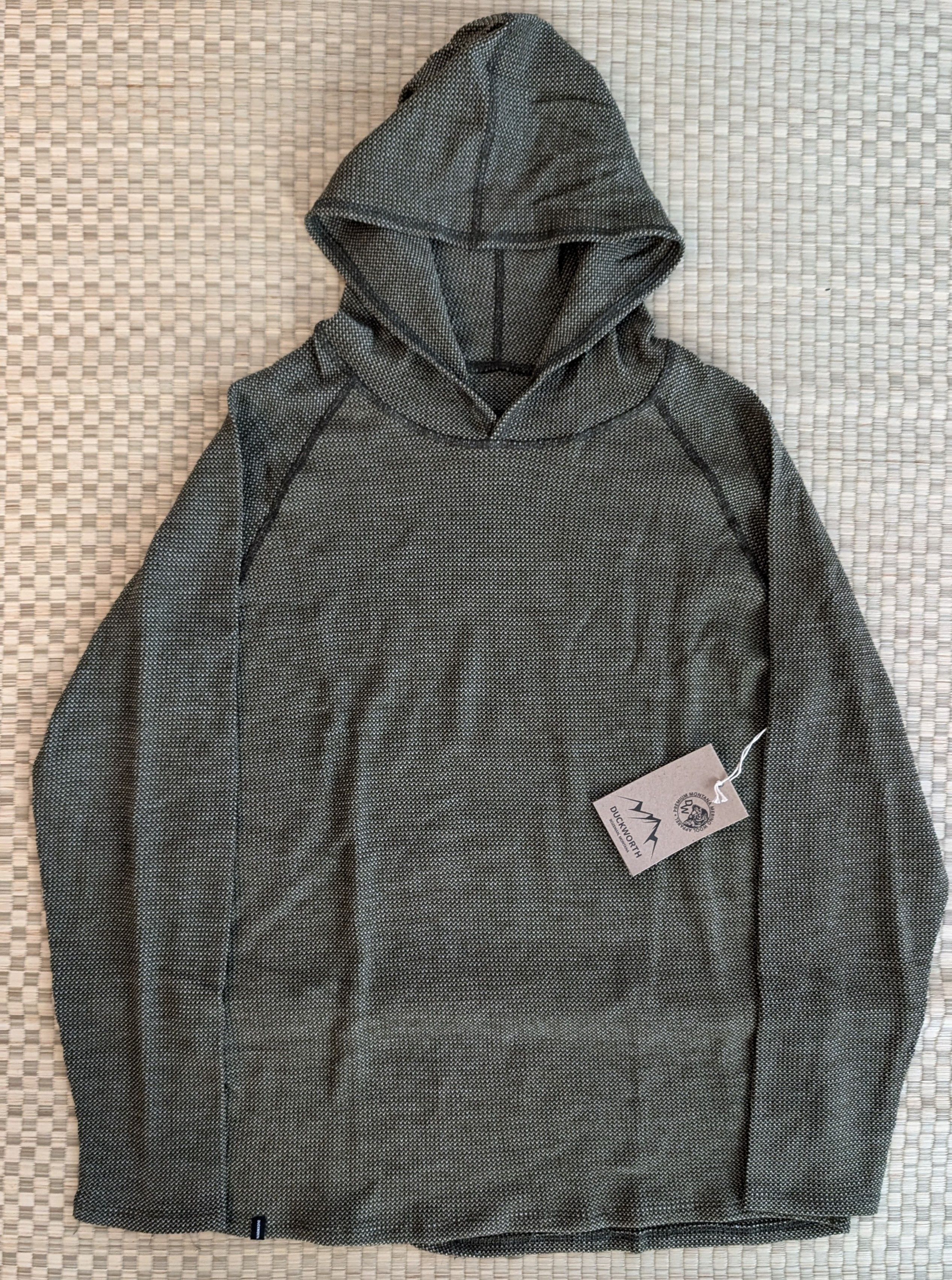 NWT Duckworth Polaris Hoodie Merino Wool Made in USA