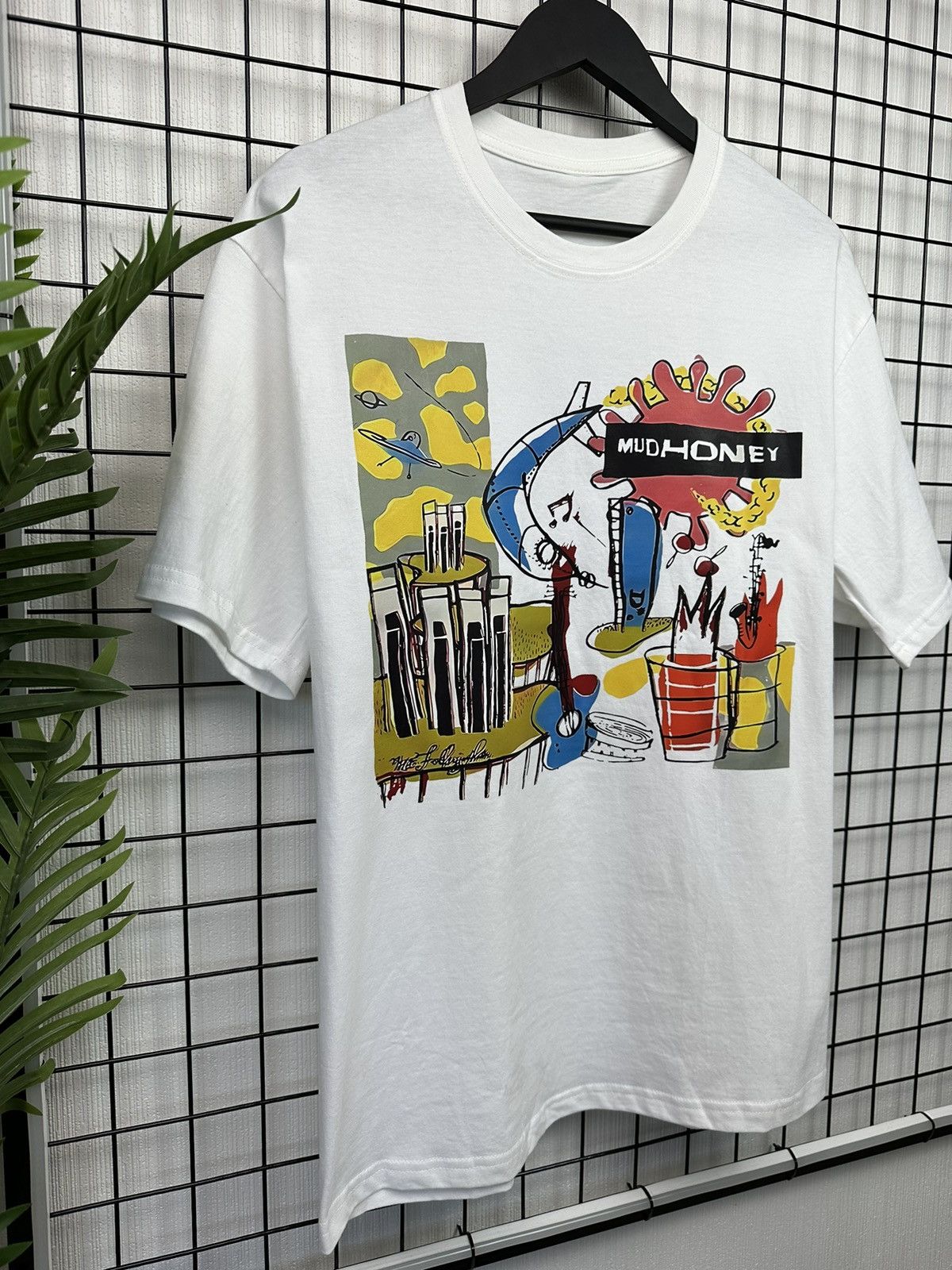 Band Tees × Vintage Mudhoney Rocket TShirt Band tee Men White L Size US L / EU 52-54 / 3 - 3 Thumbnail
