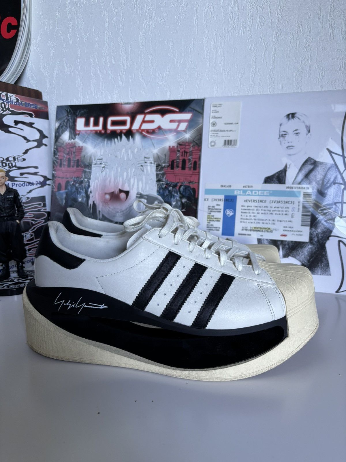 Adidas × Y-3 Y-3 gendo superstar platform shoes Size US 12 / EU 45 - 3 Thumbnail