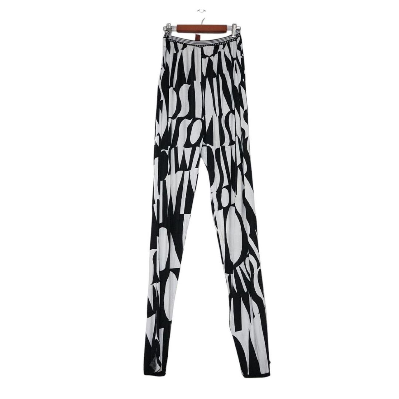 Missoni MISSONI MARE BLACK & WHITE LOGO GRAPHIC PANTS Size 32" / US 10 / IT 46 - 1 Thumbnail
