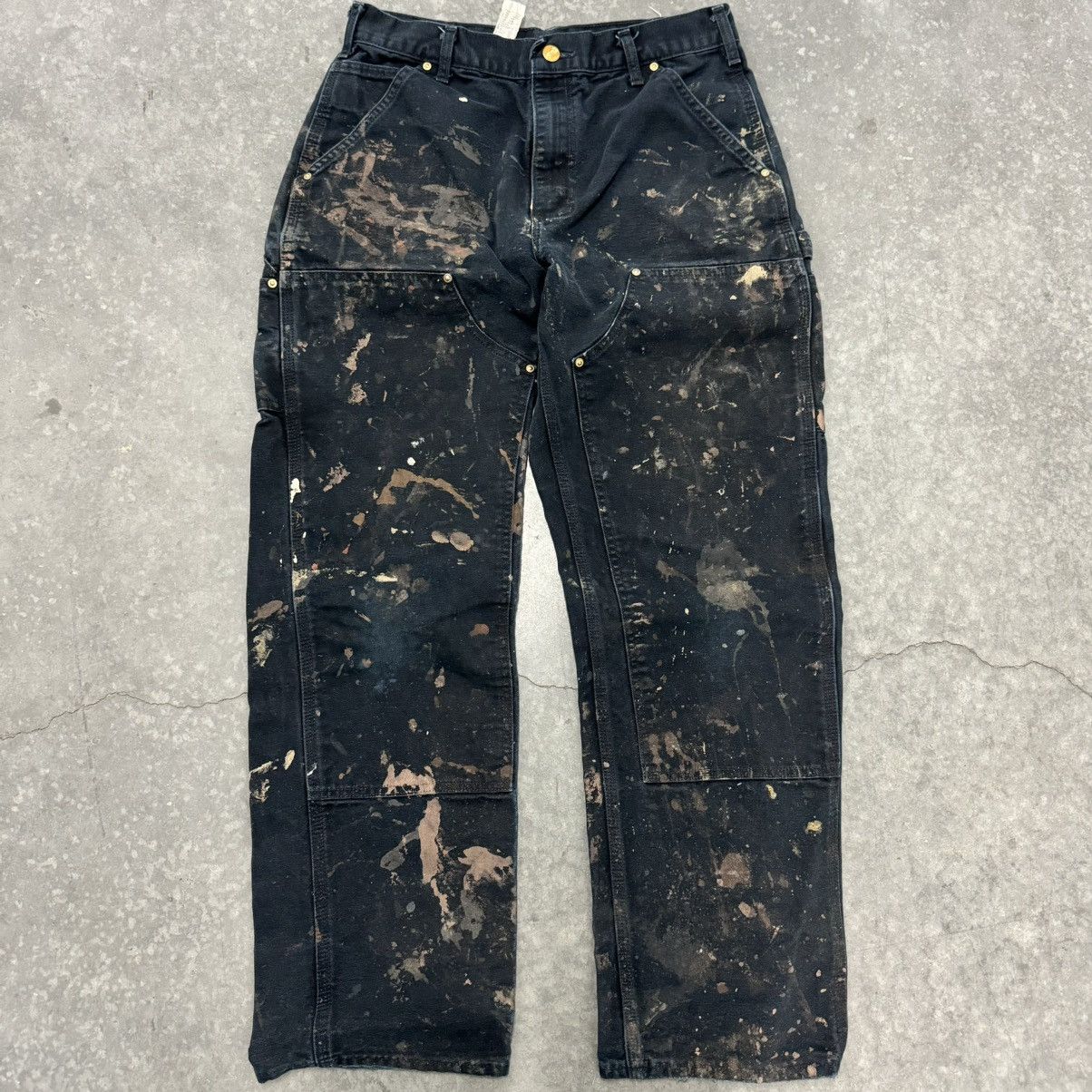 Carhartt × Vintage 2007 Carhartt paint splatter workwear pants