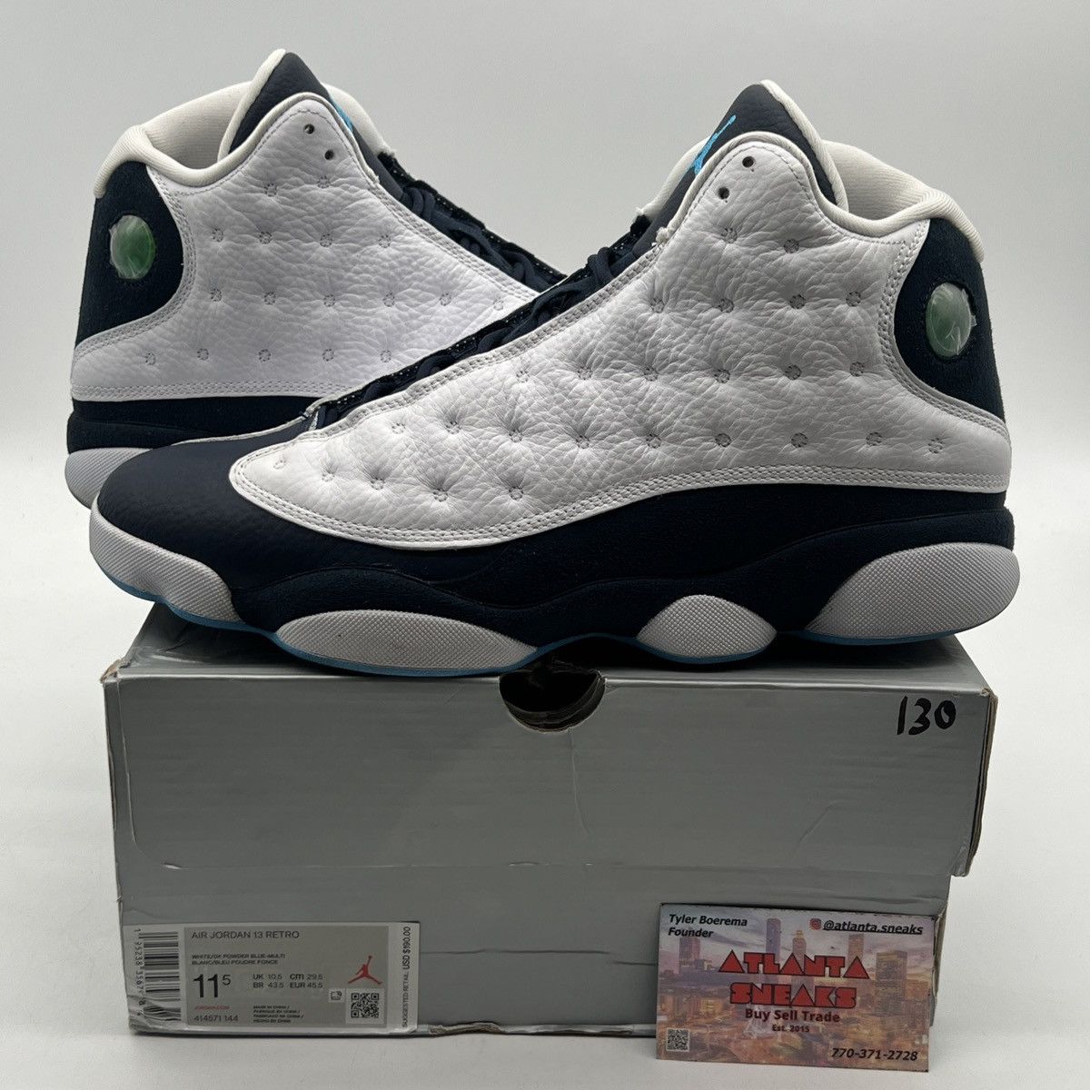 Jordan Brand Air Jordan 13 obsidian Size US 11.5 / EU 44-45 - 1 Thumbnail