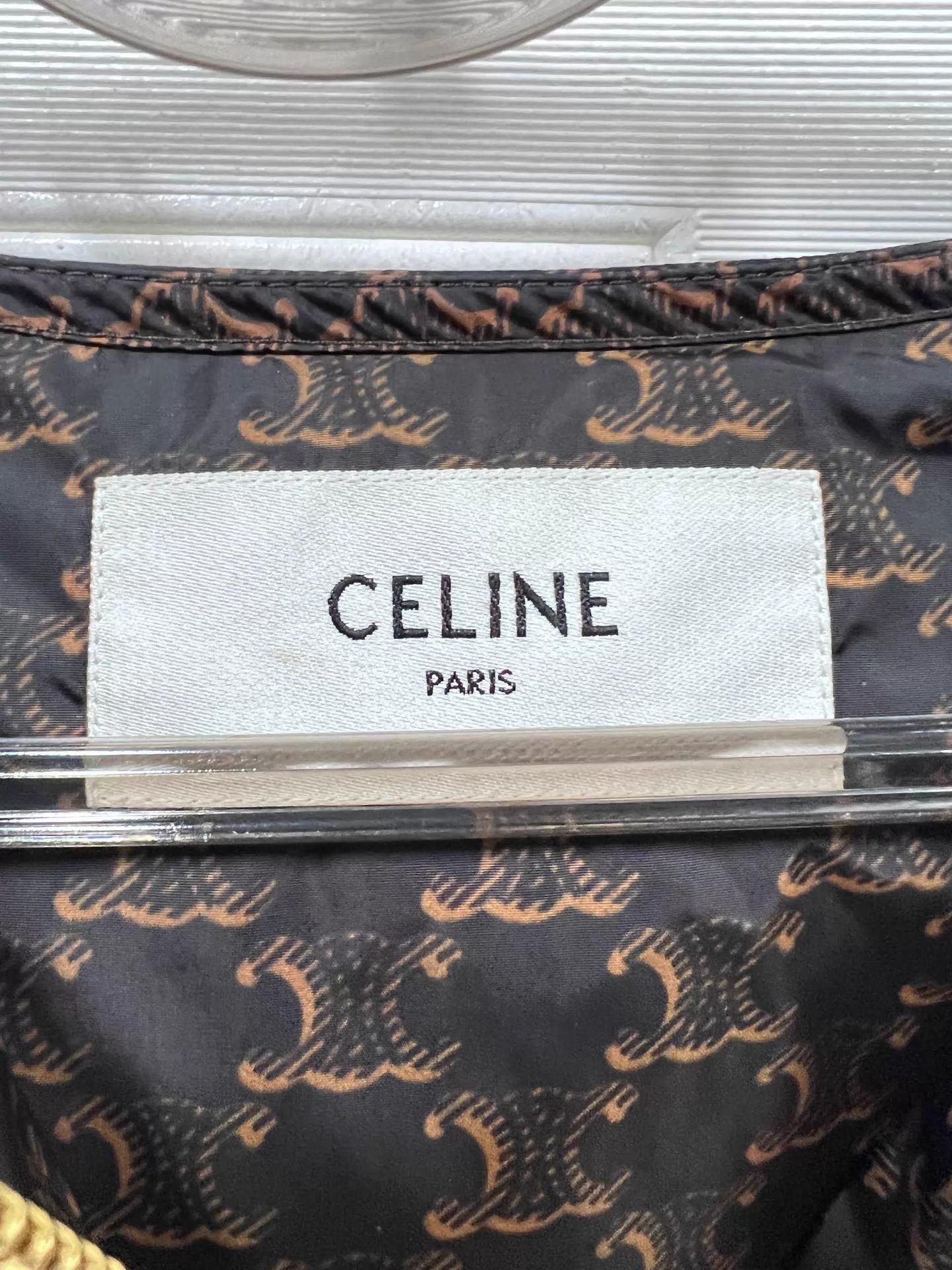 Celine Celine Black Triomphe Monogram Down Jacket Women 38 Size XS / US 0-2 / IT 36-38 - 4 Thumbnail