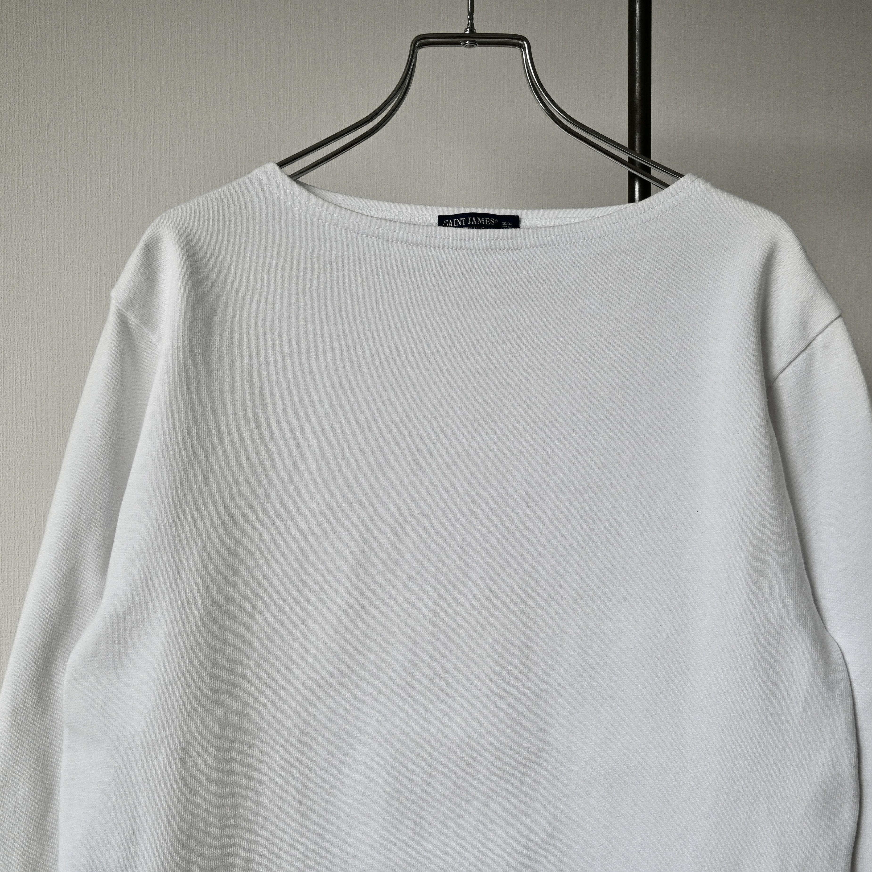 Saint James SAINT JAMES heavyweight cotton solid basque shirt, size 3 Size US S / EU 44-46 / 1 - 3 Thumbnail
