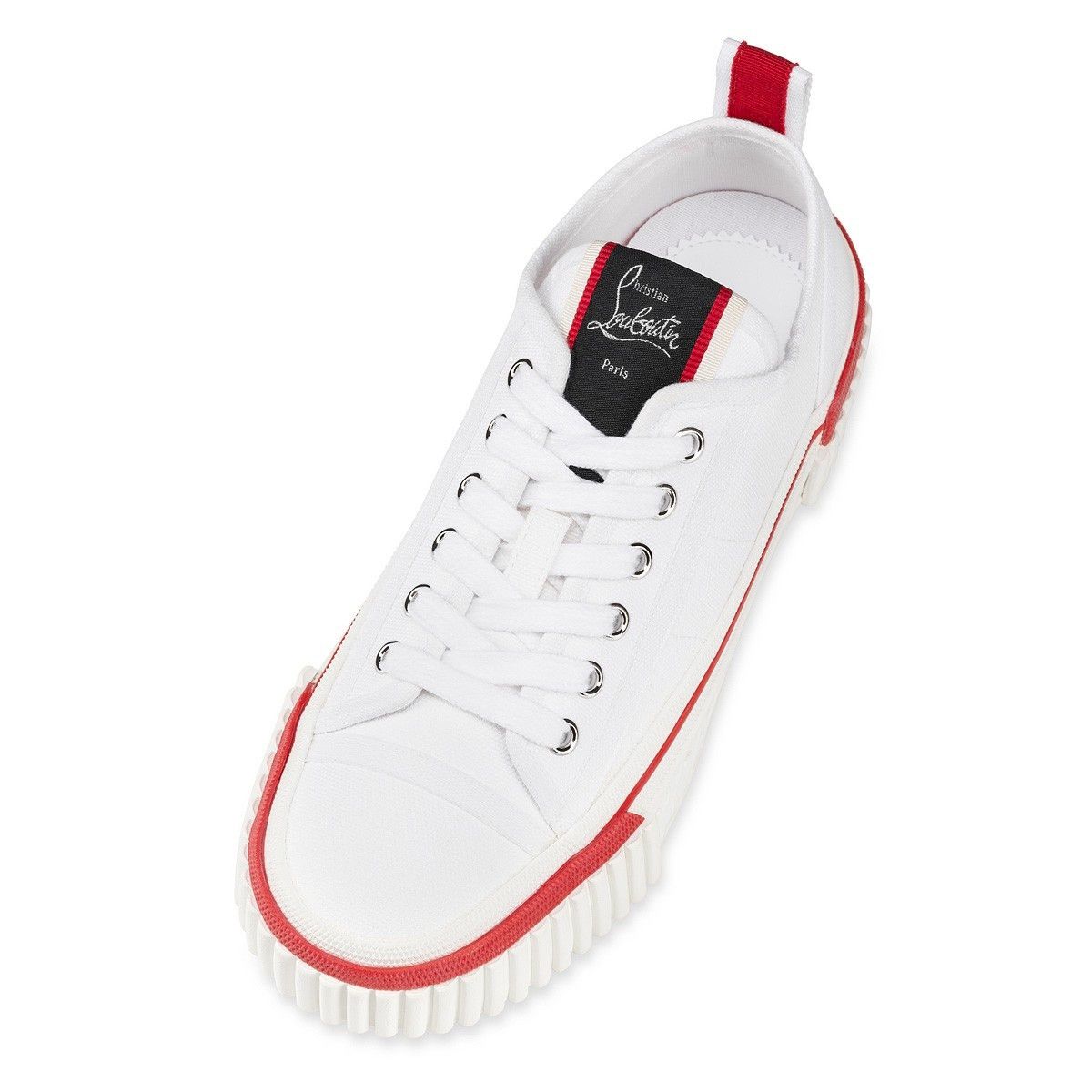 Christian Louboutin o1s1wg110225 Pedro Junior Sneakers in White Size US 9 / IT 39 - 3 Thumbnail