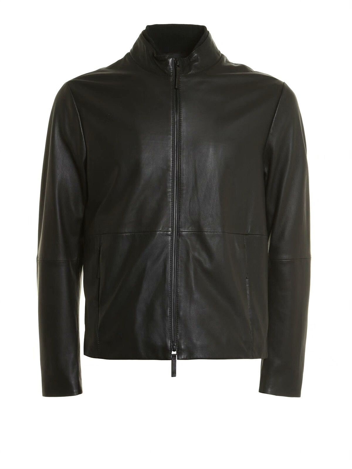 Armani Collezioni Armani Collezioni Leather Jacket Size US M / EU 48-50 / 2 - 1 Thumbnail