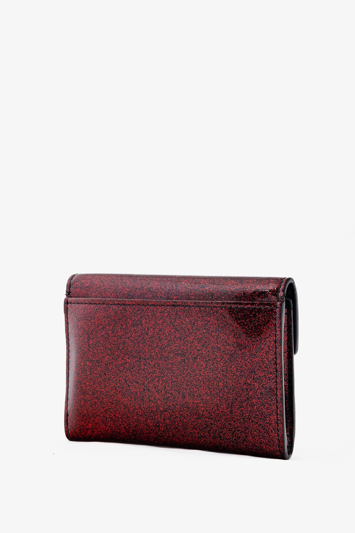 Saint Laurent Paris Saint Lauren Glitter Patent YSL Leather Wallet Size ONE SIZE - 3 Thumbnail
