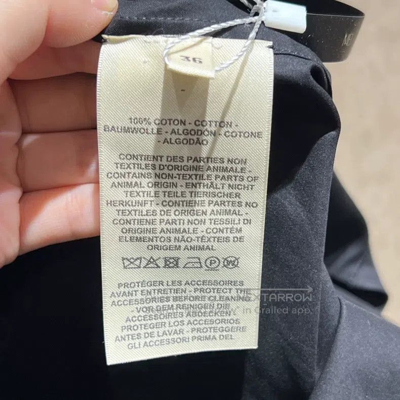 Hermes Hermes Black Shirt Dress Size XS / US 0-2 / IT 36-38 - 4 Thumbnail
