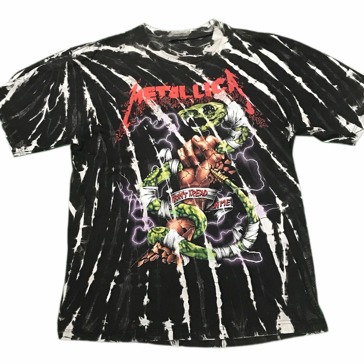 Metallica × Vintage 1998 metallica dont tread on me dye t shirt Size US L / EU 52-54 / 3 - 1 Thumbnail