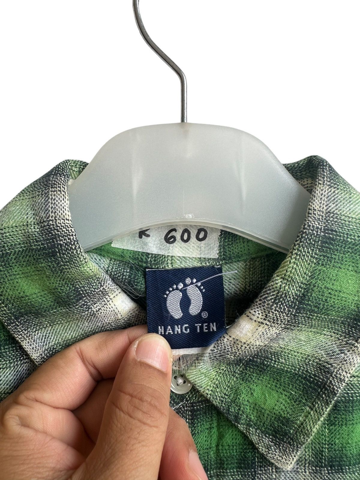 Hang Ten Hang Ten Classic Green Checked Flannel Size US M / EU 48-50 / 2 - 6 Thumbnail