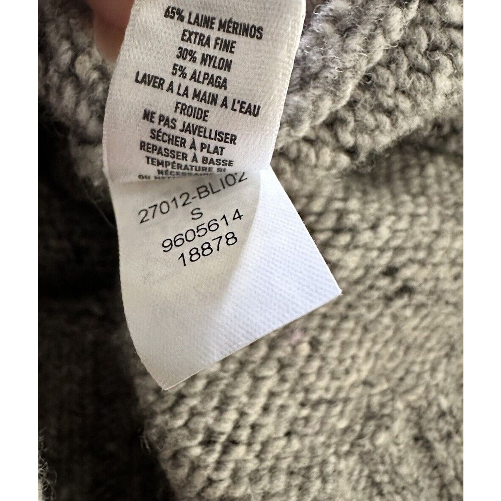 Bonobos Bonobos Men's Pullover Sweater Wool Blend Long Sleeve Small Size US S / EU 44-46 / 1 - 9 Thumbnail