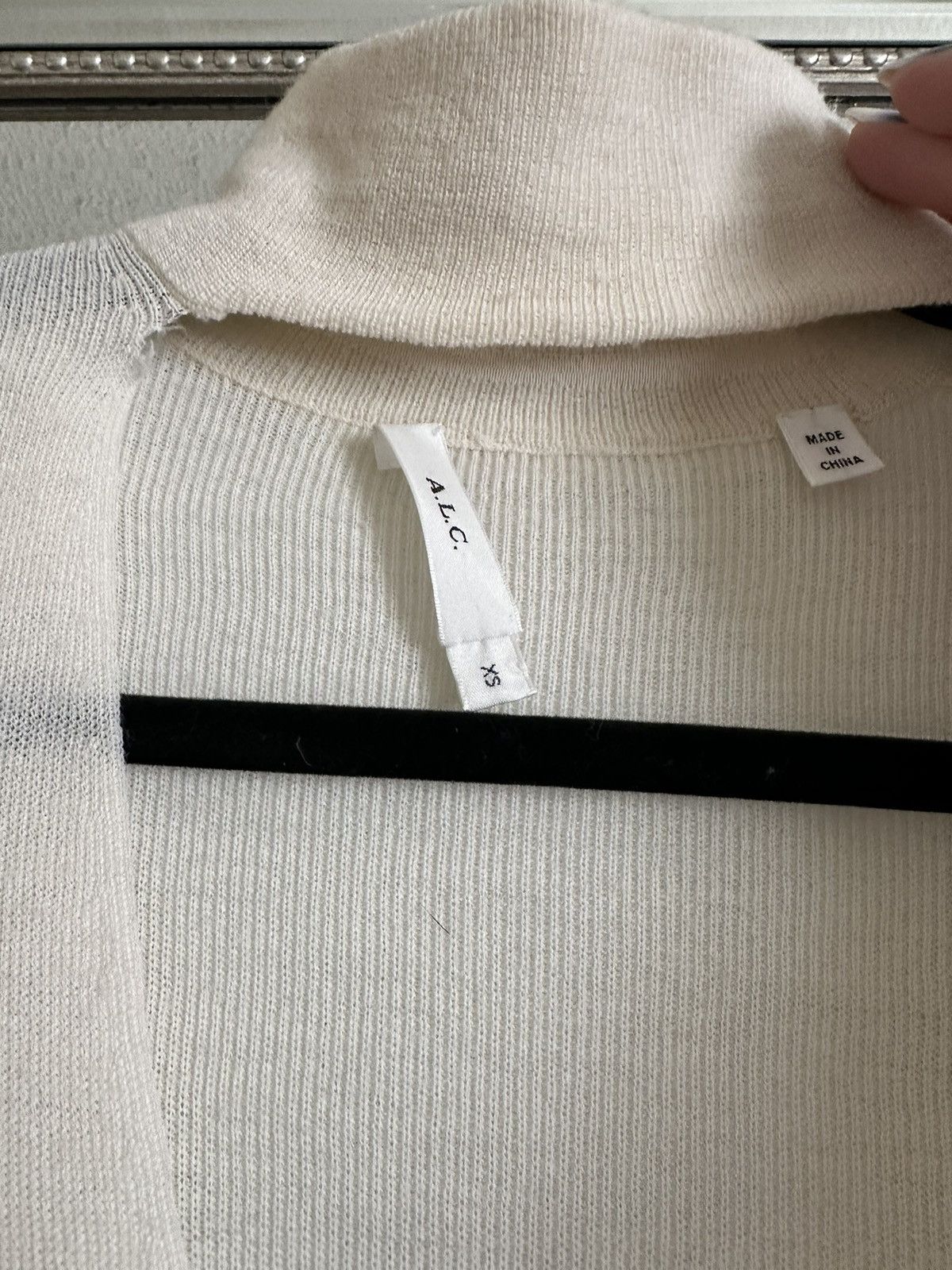 A.L.C. A.L.C. Designer Merino Wool Tunic Cardigan Ivory/White - XS Size XS / US 0-2 / IT 36-38 - 5 Thumbnail