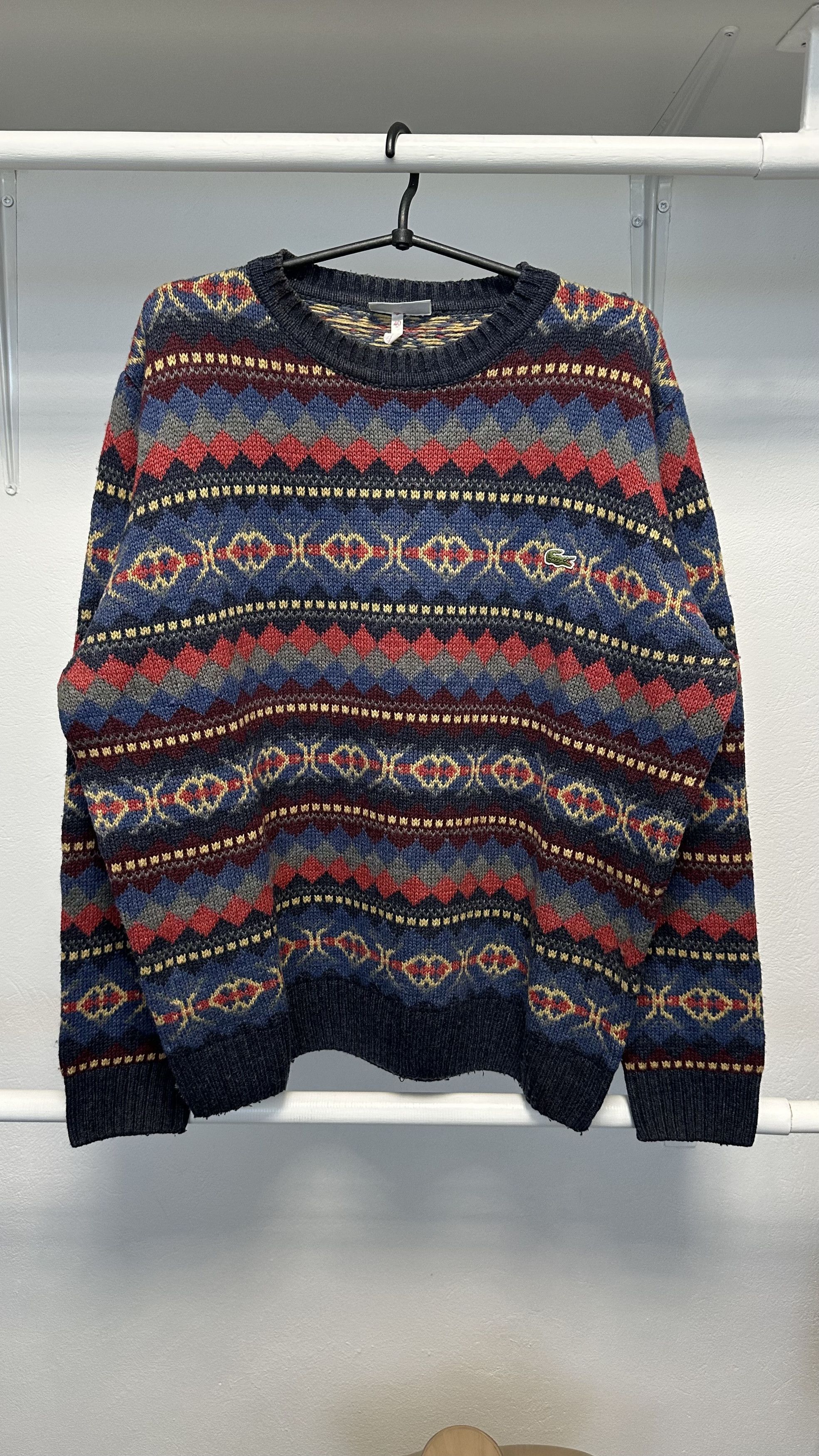 Lacoste × Vintage Lacoste Chemise vintage knitsweater Size US M / EU 48-50 / 2 - 1 Thumbnail