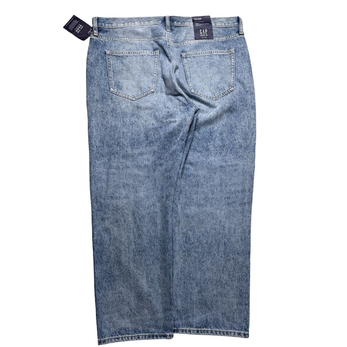 Gap Gap Boyfriend Jeans Mid Rise Relaxed Straight Leg 14 /32R Size 36" / US 14 / IT 50 - 4 Thumbnail