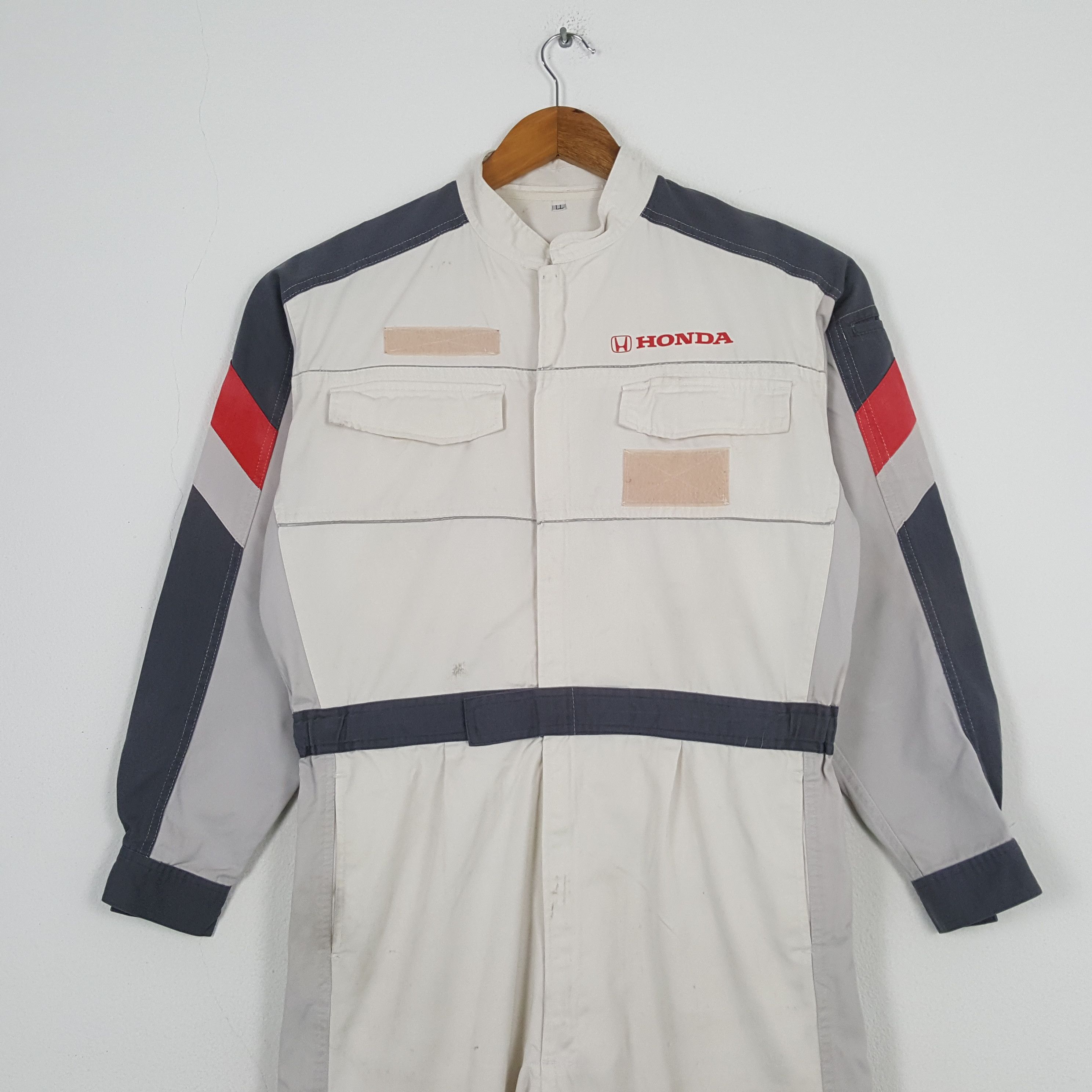 Honda Vintage Honda Japan Formula One Racing Coverall C300N9 Size US L / EU 52-54 / 3 - 5 Thumbnail