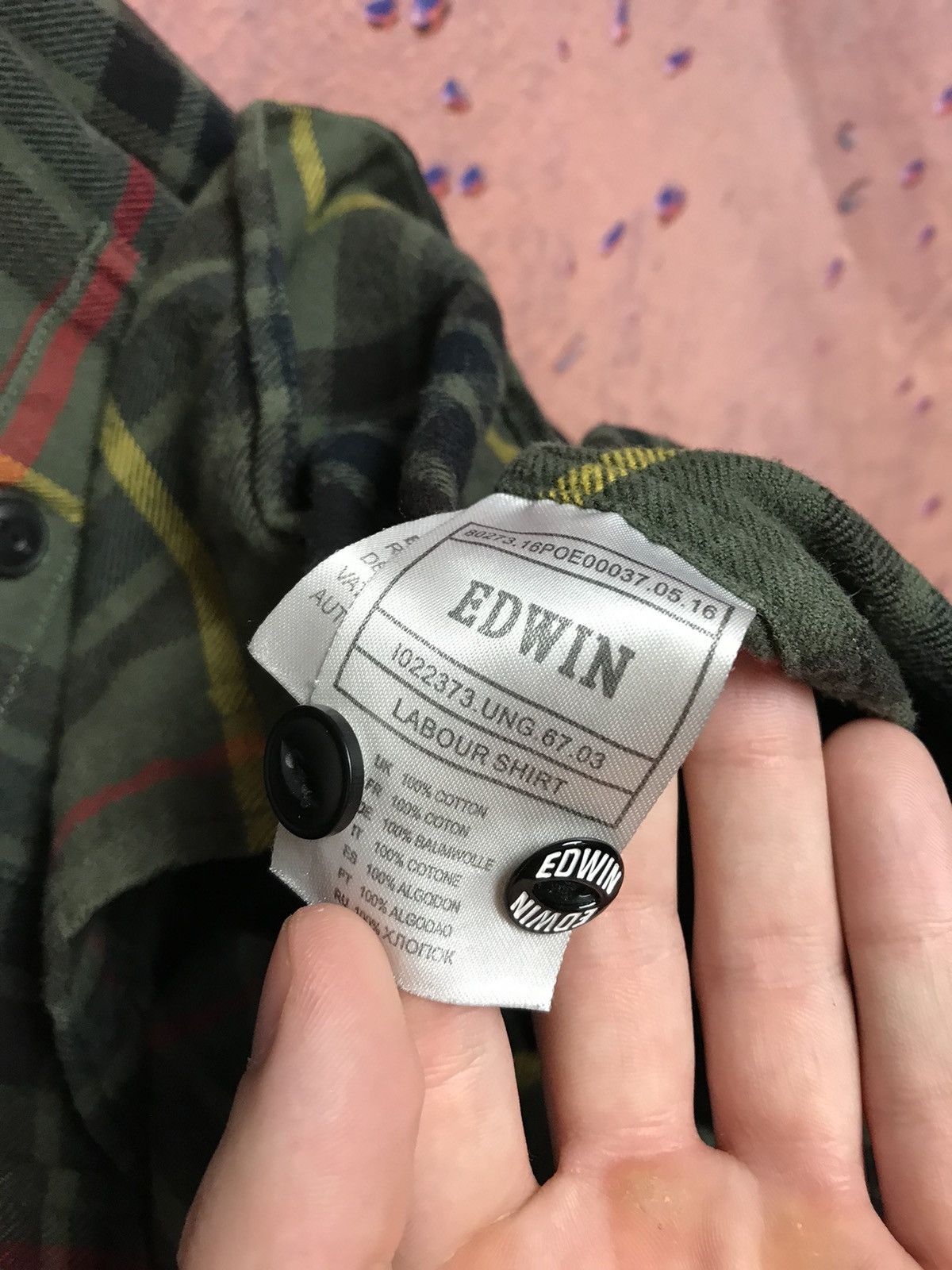 Edwin × Flannel × Japanese Brand Edwin Japanese flannel streetwear shirt Size US M / EU 48-50 / 2 - 6 Thumbnail