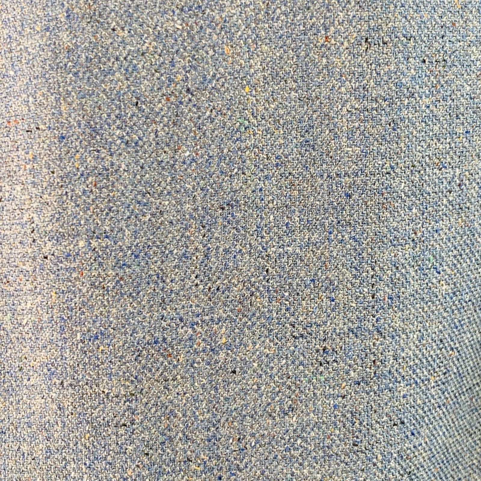 Other Size 42 Long Blue Cream Textured Single breasted Sport Coat Size 42L - 2 Thumbnail