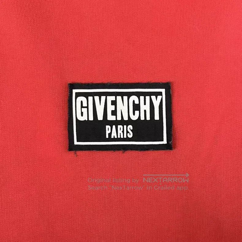 Givenchy Givenchy Red Aged Small Destruction Chest Letter Logo Prin Size US S / EU 44-46 / 1 - 4 Thumbnail
