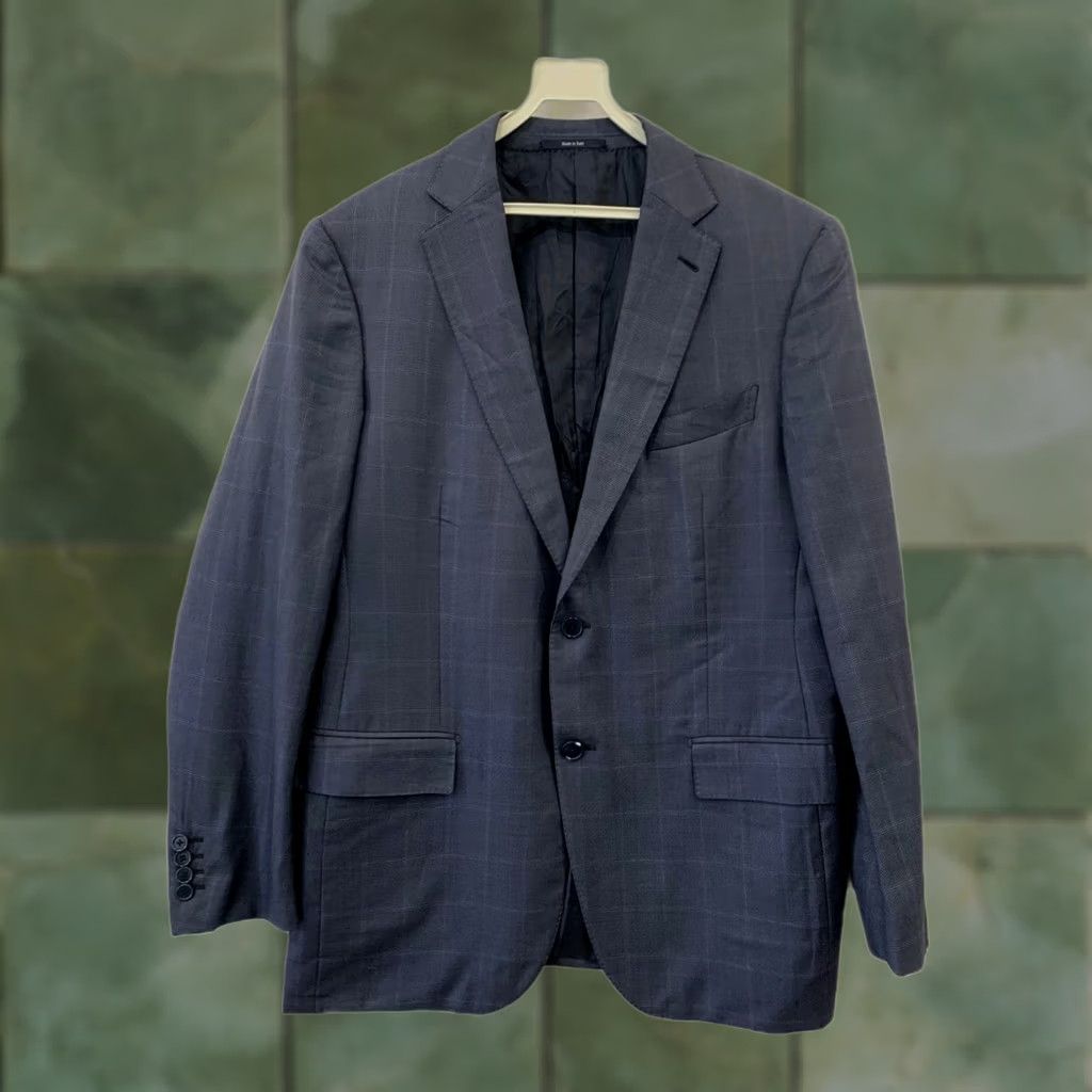 Ermenegildo Zegna Ermenegildo Zegna Trofeo 600 Blazer 42R US Mens Wool Silk Gray 2 Piece Saks Fifth Avenue Size 42R - 1 Thumbnail
