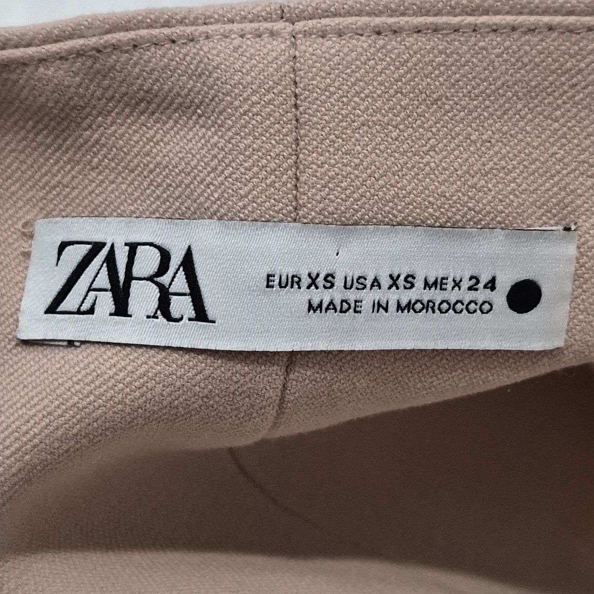 Zara Zara XS Dusty Pink Strapless Bustier Top Size XS / US 0-2 / IT 36-38 - 3 Thumbnail