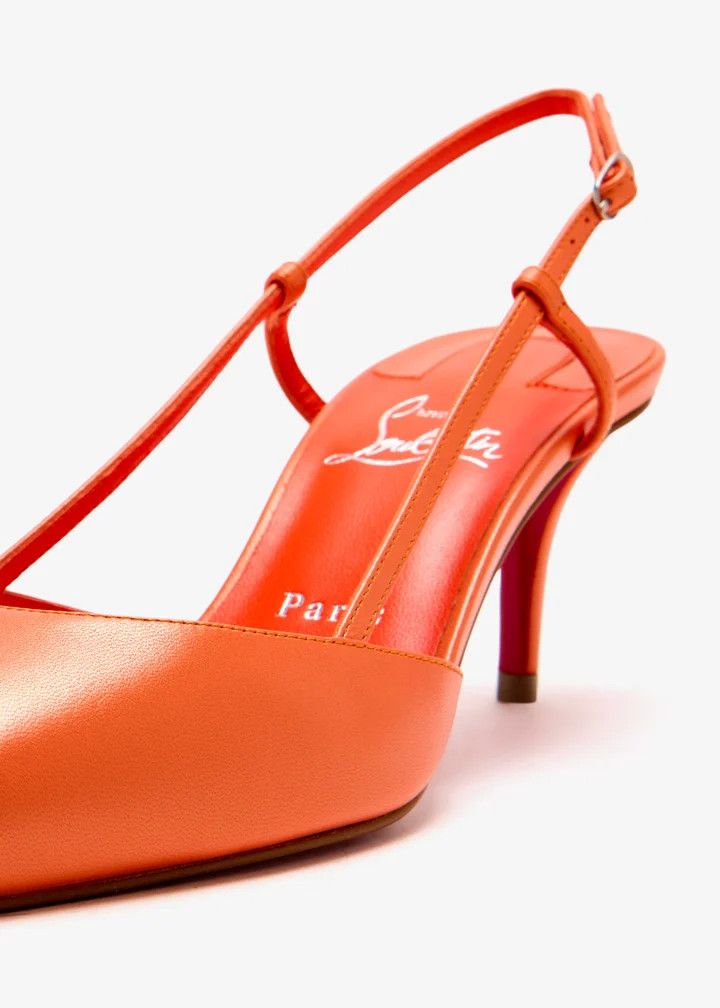 Christian Louboutin os11x0126 Miss Z Sling 60 Pumps in Orange Size US 9 / IT 39 - 2 Thumbnail