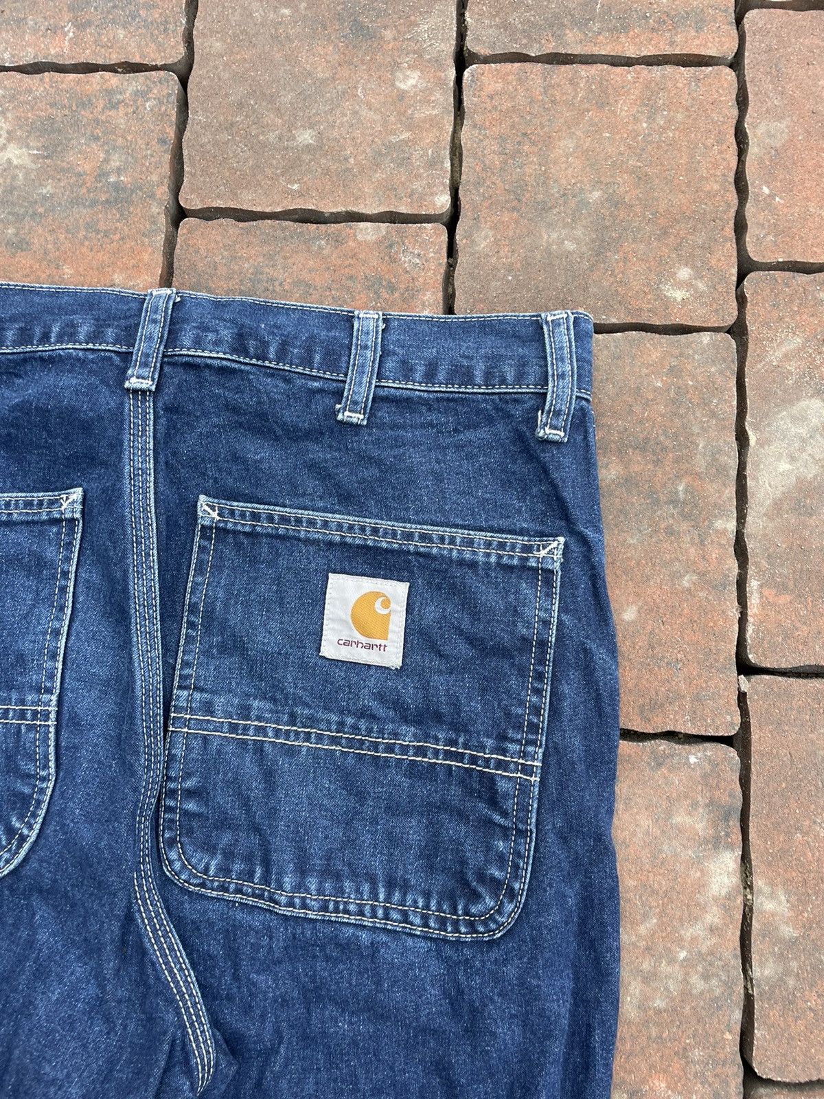 Carhartt × Vintage Vintage Carhartt Simple Denim Work Pants Size US 32 / EU 48 - 3 Thumbnail