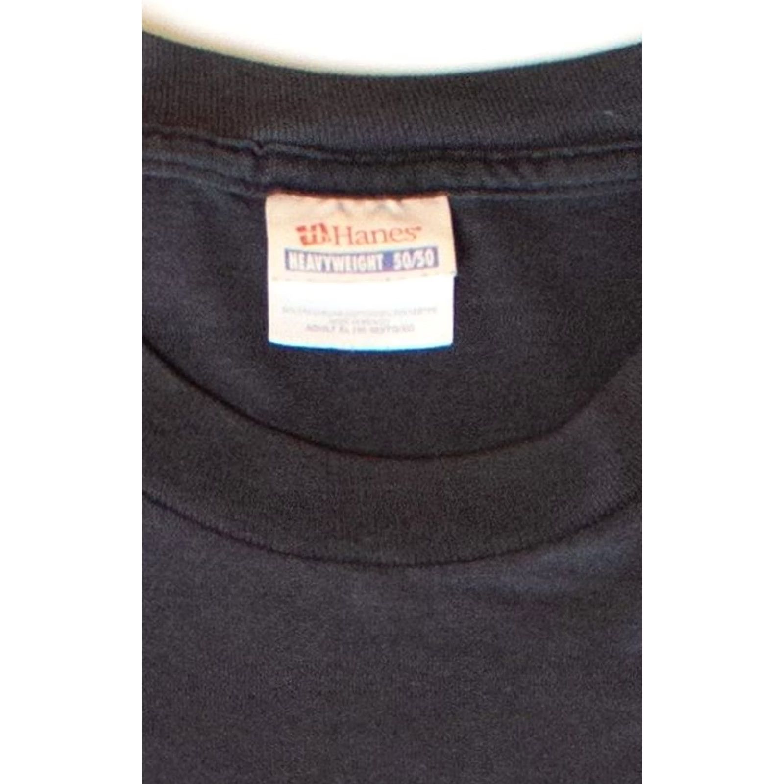 Hanes VINTAGE Hanes T-Shirt Bike Rally 03 Black Unisex Adults XL 2000s Mens Women Slim fit? Size US XL / EU 56 / 4 - 5 Thumbnail
