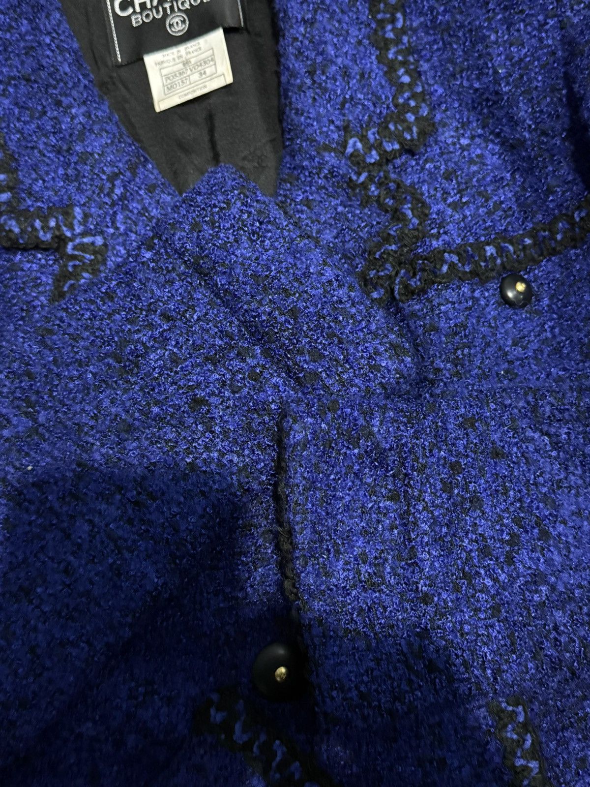 Chanel RARE Most wanted Chanel 1995 Double Breasted Tweed Jacket Size XS / US 0-2 / IT 36-38 - 7 Thumbnail