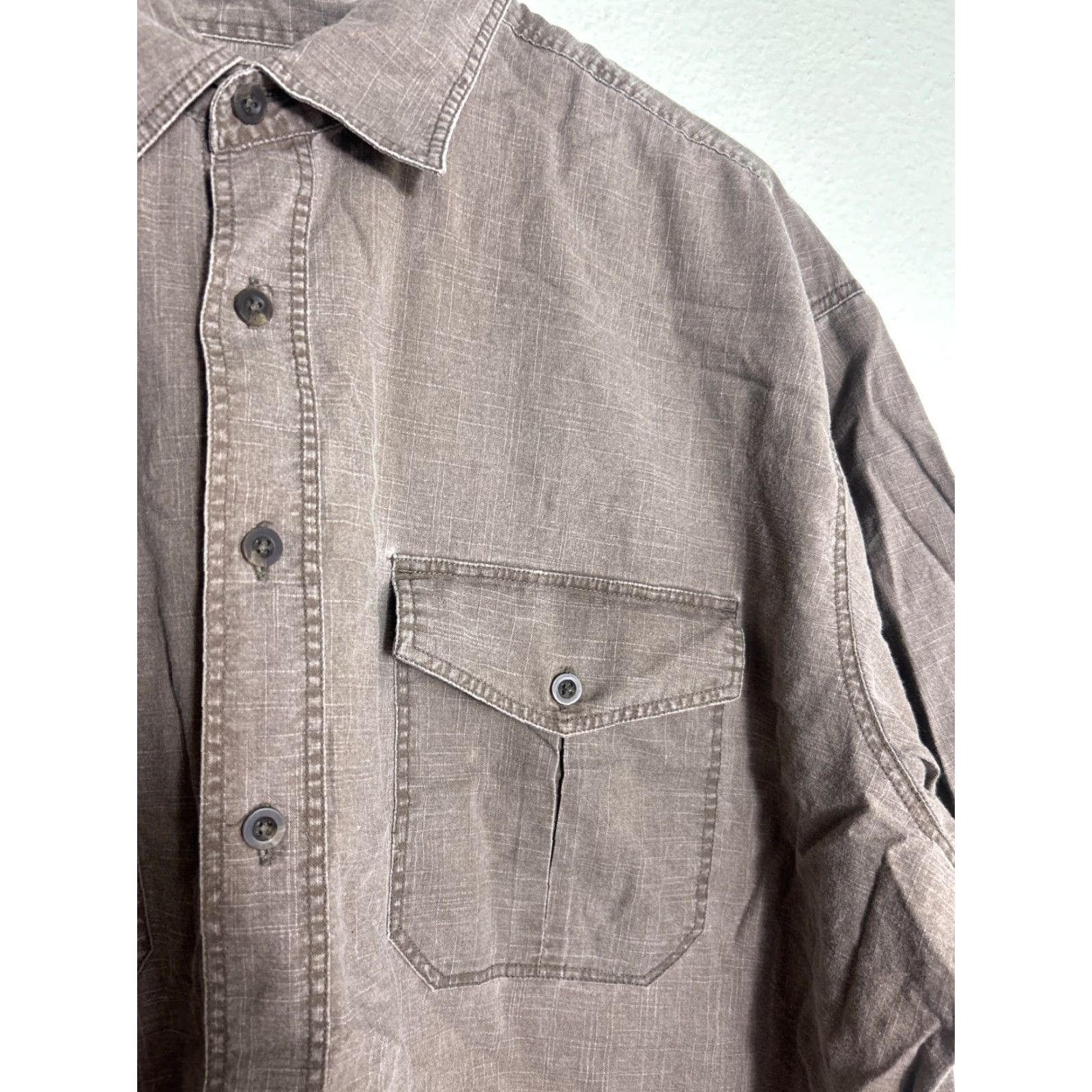 High Sierra VINTAGE High Sierra Mens XXL Short Sleeve Brown Cotton Shirt Size US XXL / EU 58 / 5 - 5 Thumbnail