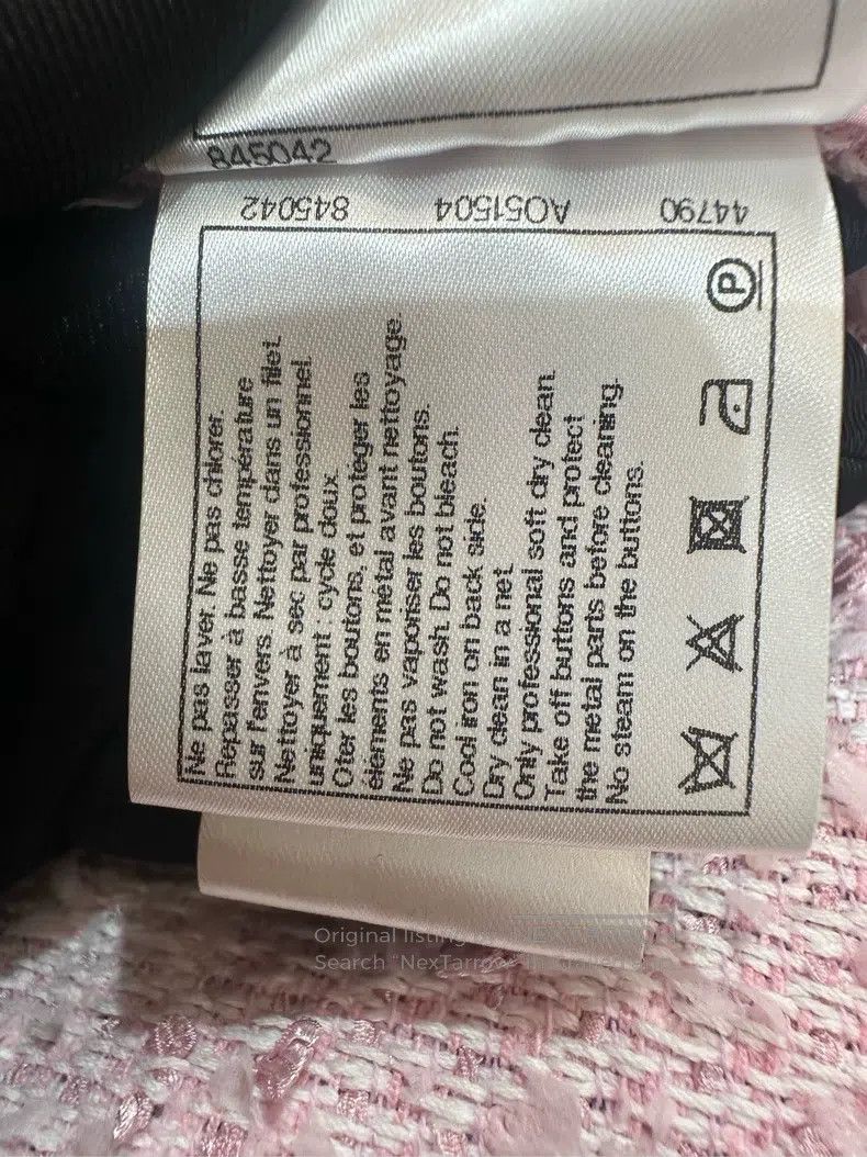 Chanel Chanel 21C early spring pink tweed long coat Size XS / US 0-2 / IT 36-38 - 5 Thumbnail