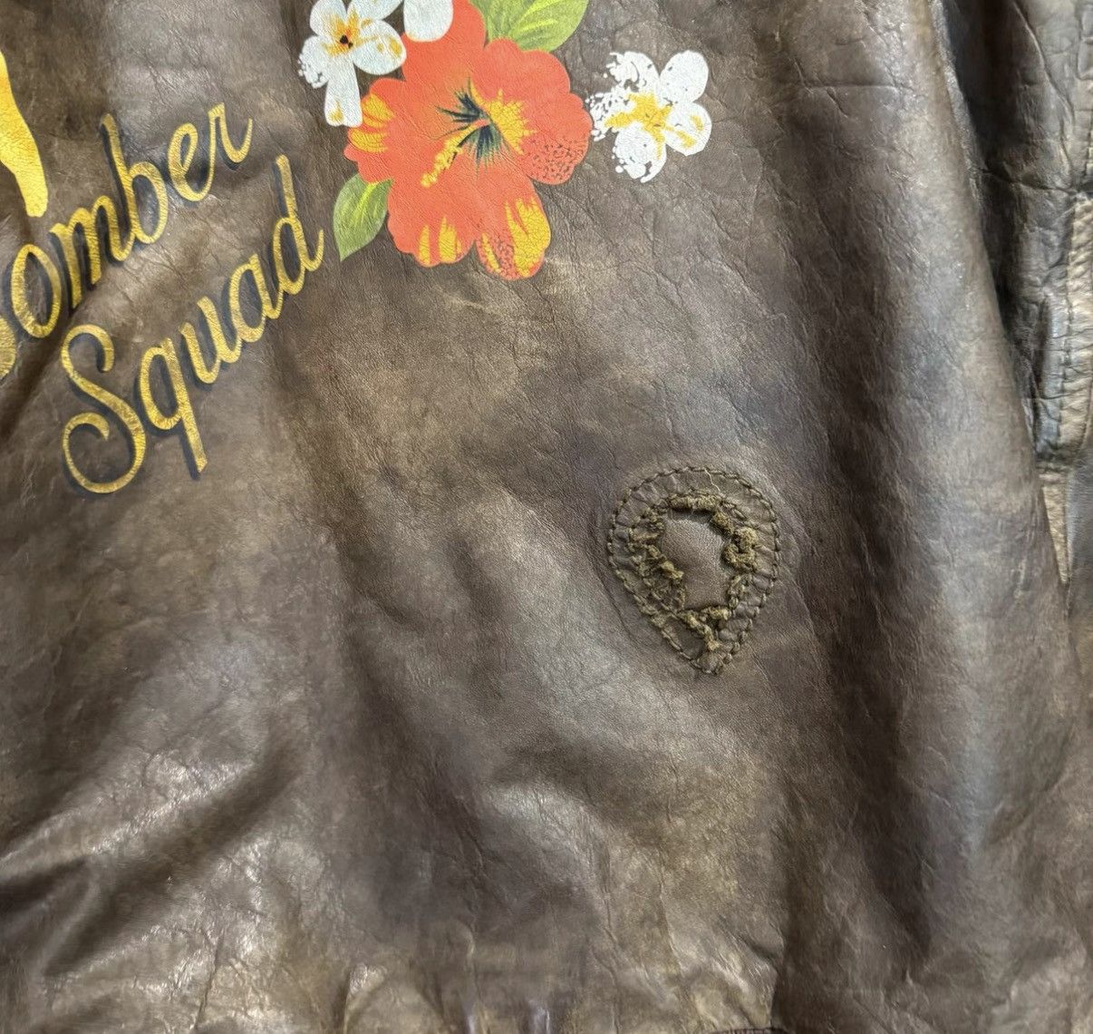 Polo Ralph Lauren Ralph Lauren RL Polo Back Print A2 Flight Leather Jacket K22 Size US L / EU 52-54 / 3 - 7 Thumbnail