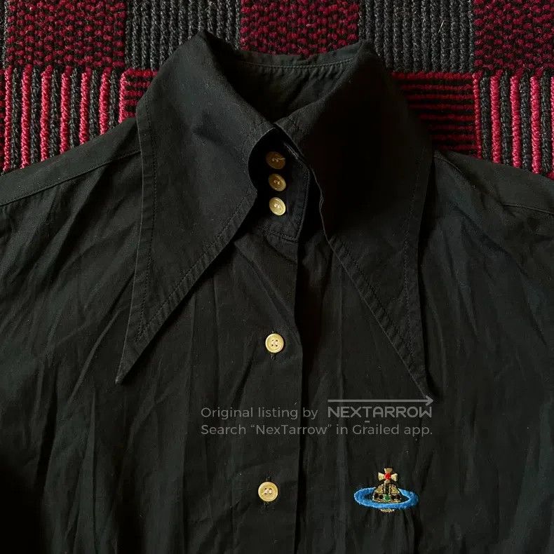 Vivienne Westwood Vivienne Westwood Large pointed collar shirt Size XS / US 0-2 / IT 36-38 - 5 Thumbnail